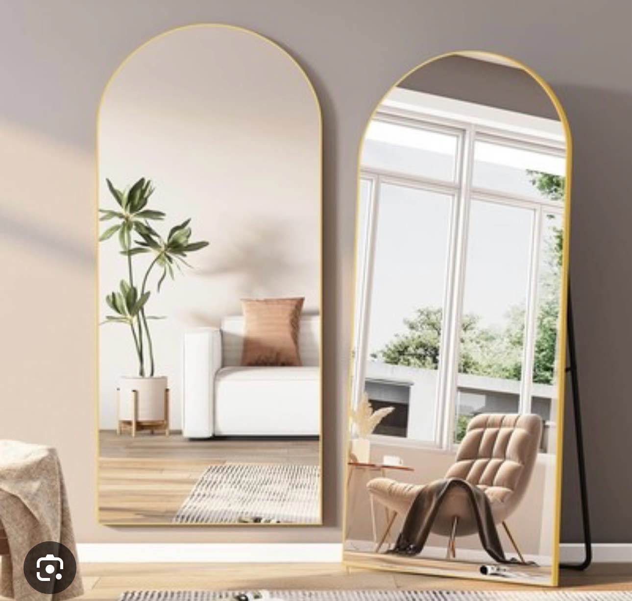 Aqoiiop Full Length Mirror 71" x 31" Large Mirror 