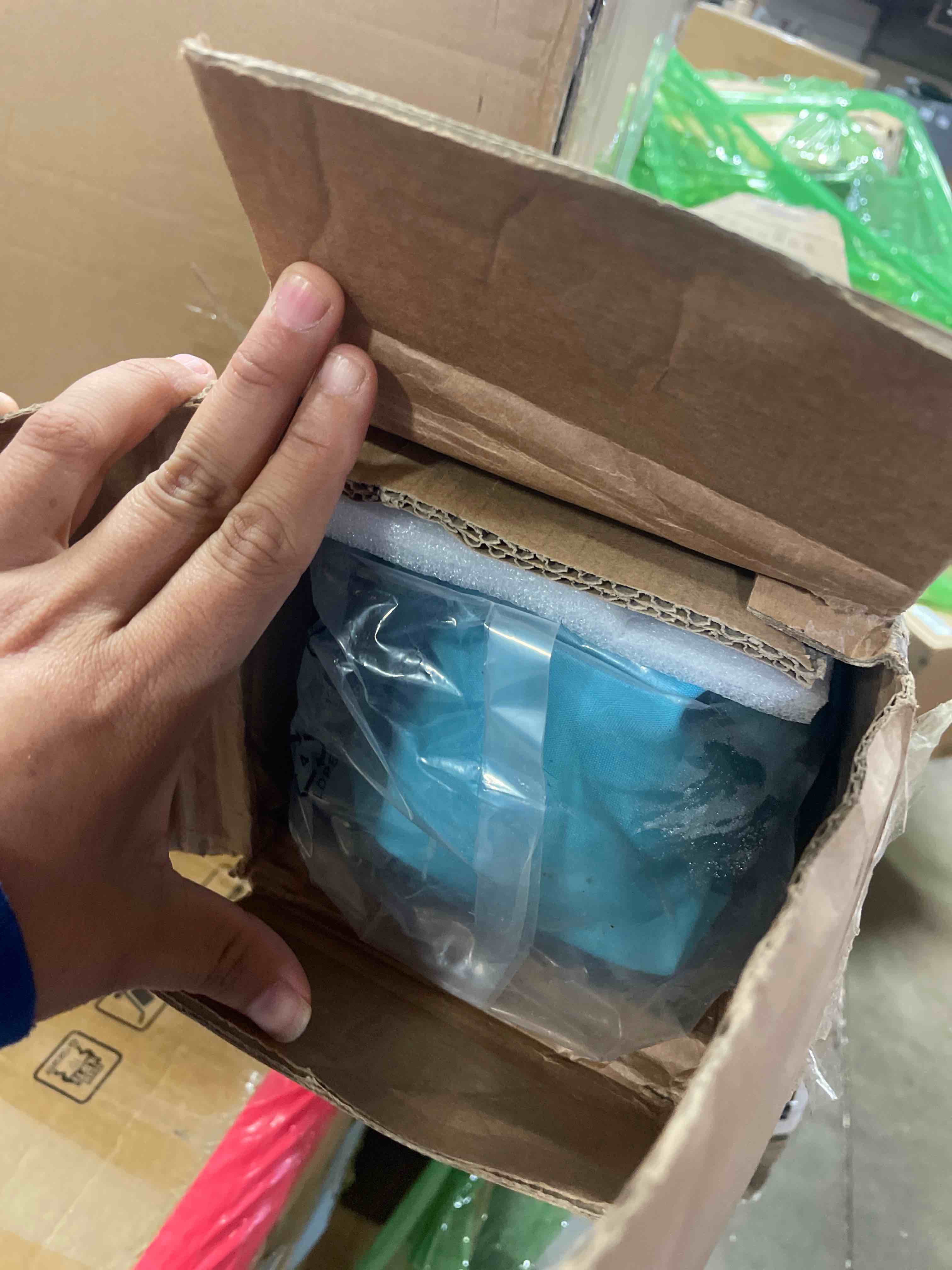 Condition photo showing Good Condition for abccanopy 10ft outdoor market hand push patio umbrella,12+colors, turquoise