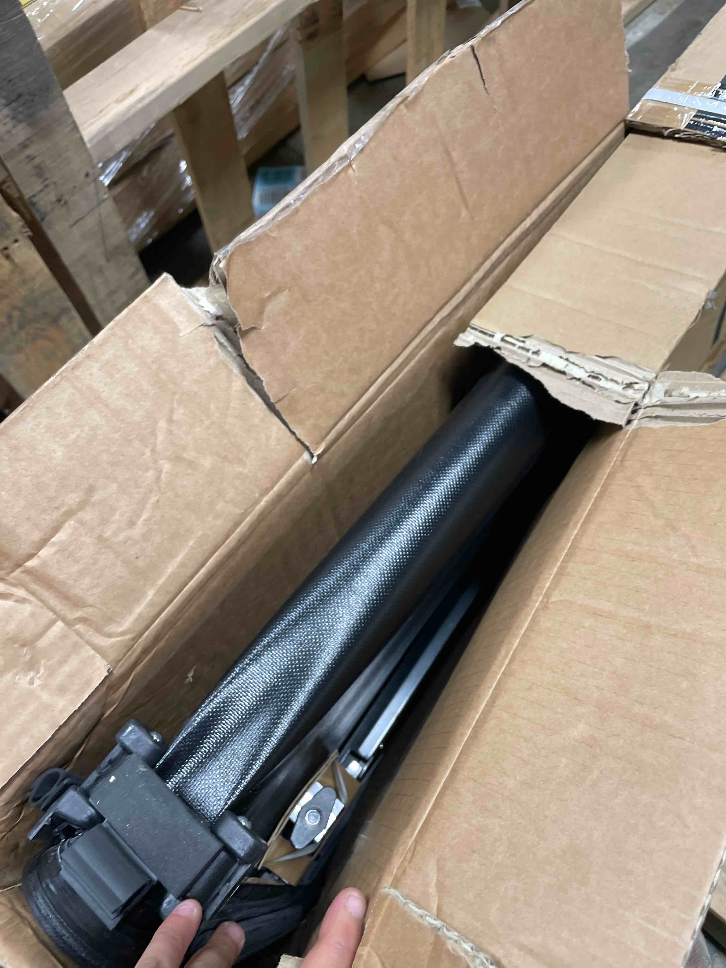 Condition photo showing Good Condition for truck tonneau cover for ram 1500 (2009-2026) / ram 2500 & 3500 (2009-2026) with 5.7 ft bed, soft tri-fold all-weather folding truck bed cover black (no rambox)