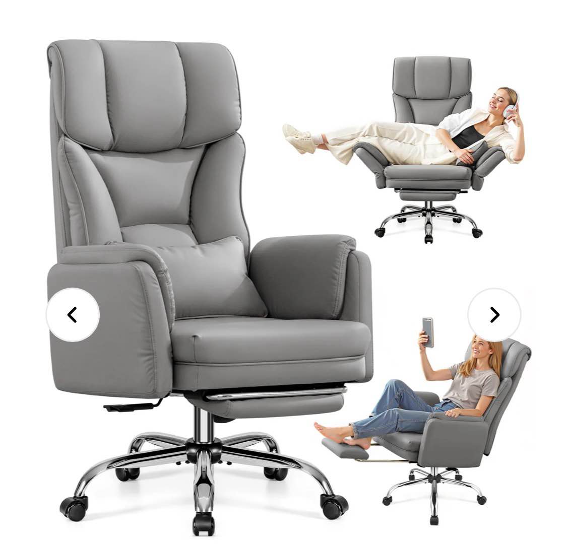 big and tall executive office chair with ergonomic lumbar support 6088