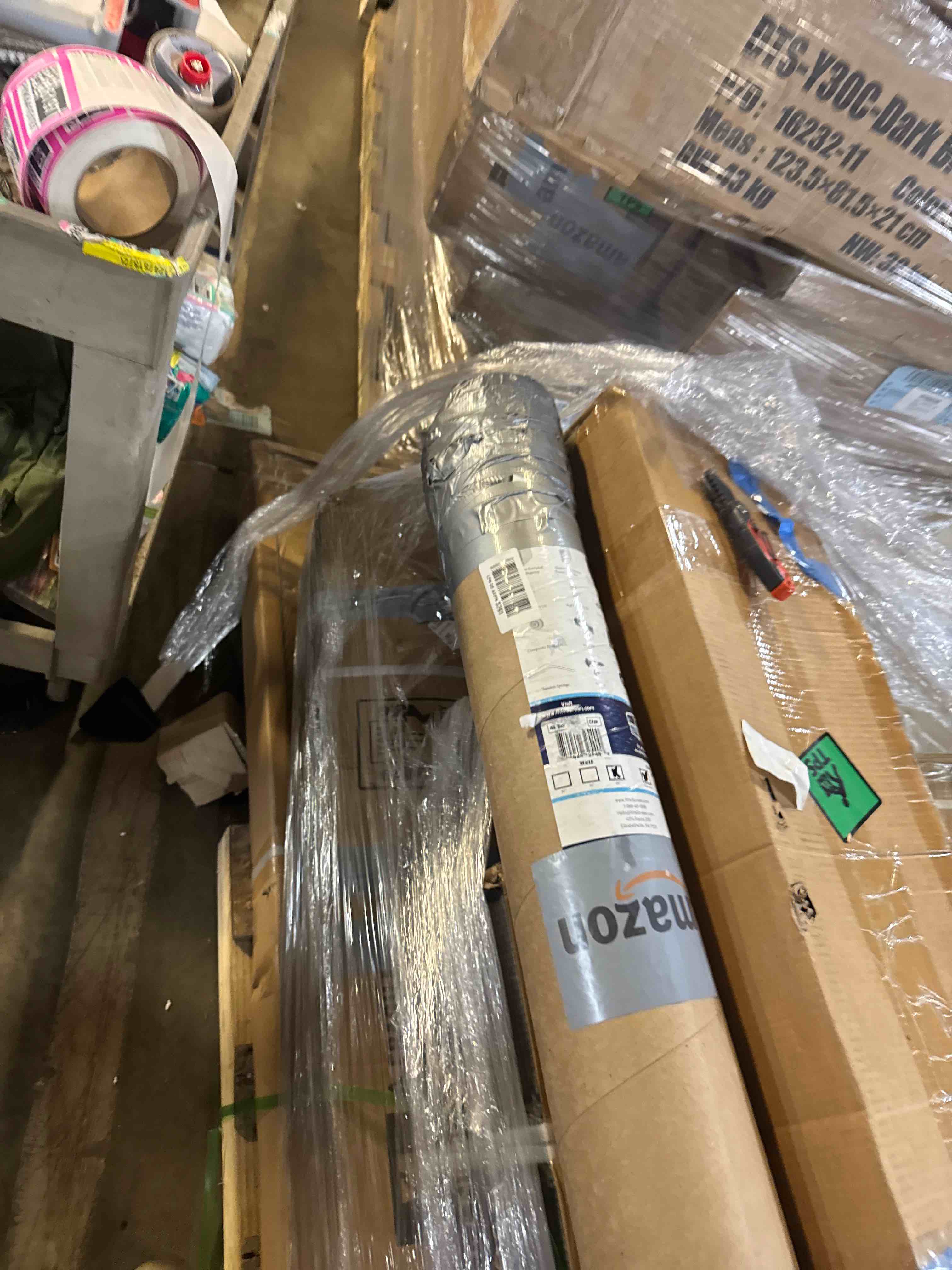 Condition photo showing Good Condition for ready-to-assemble 48 in. x 80 in. bronze aluminum sliding screen door replacement