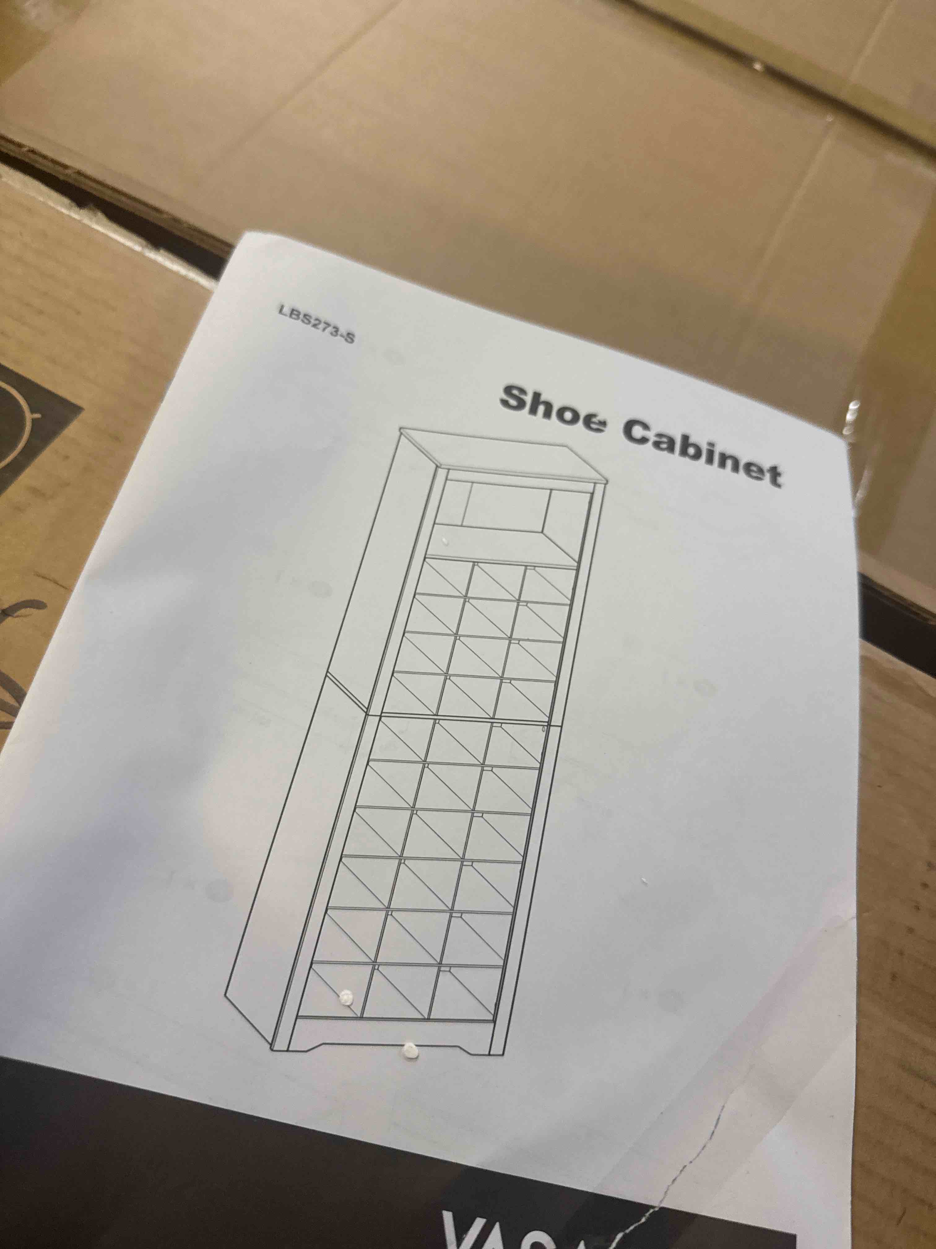 Condition photo showing New/Like New for vasagle shoe storage cabinet, 10 tier shoe rack organizer, holds up to 30 pairs of shoes, for entryway bedroom, 12.6 x 24.8 x 73.6 inches, white ulbs273t14 shoe rack 12.6"d x 24.8"w x 73.6"h white