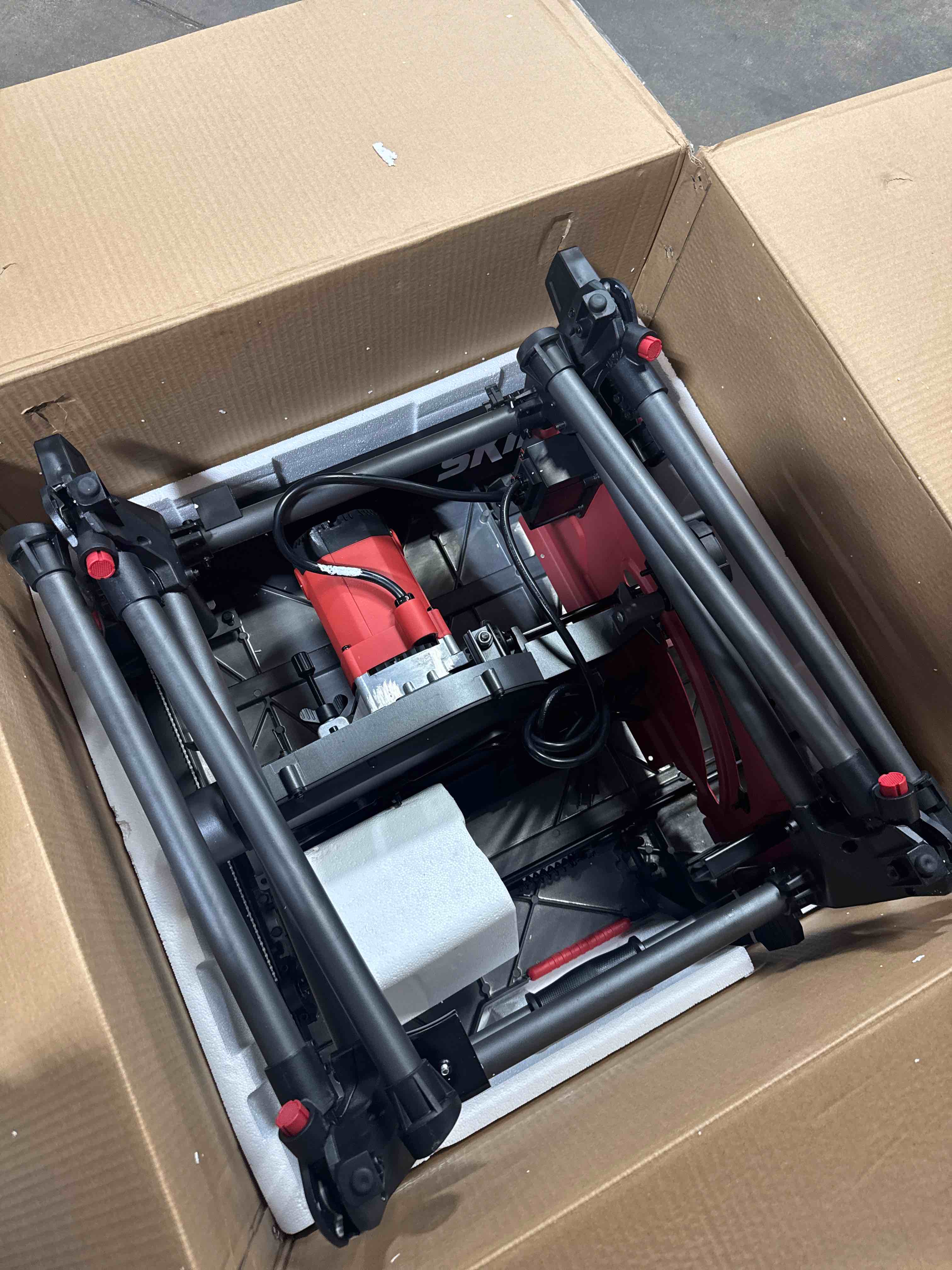 Condition photo showing Good Condition for skil 15 amp 10 inch portable jobsite table saw with folding stand- ts6307-00 ( slightly used)