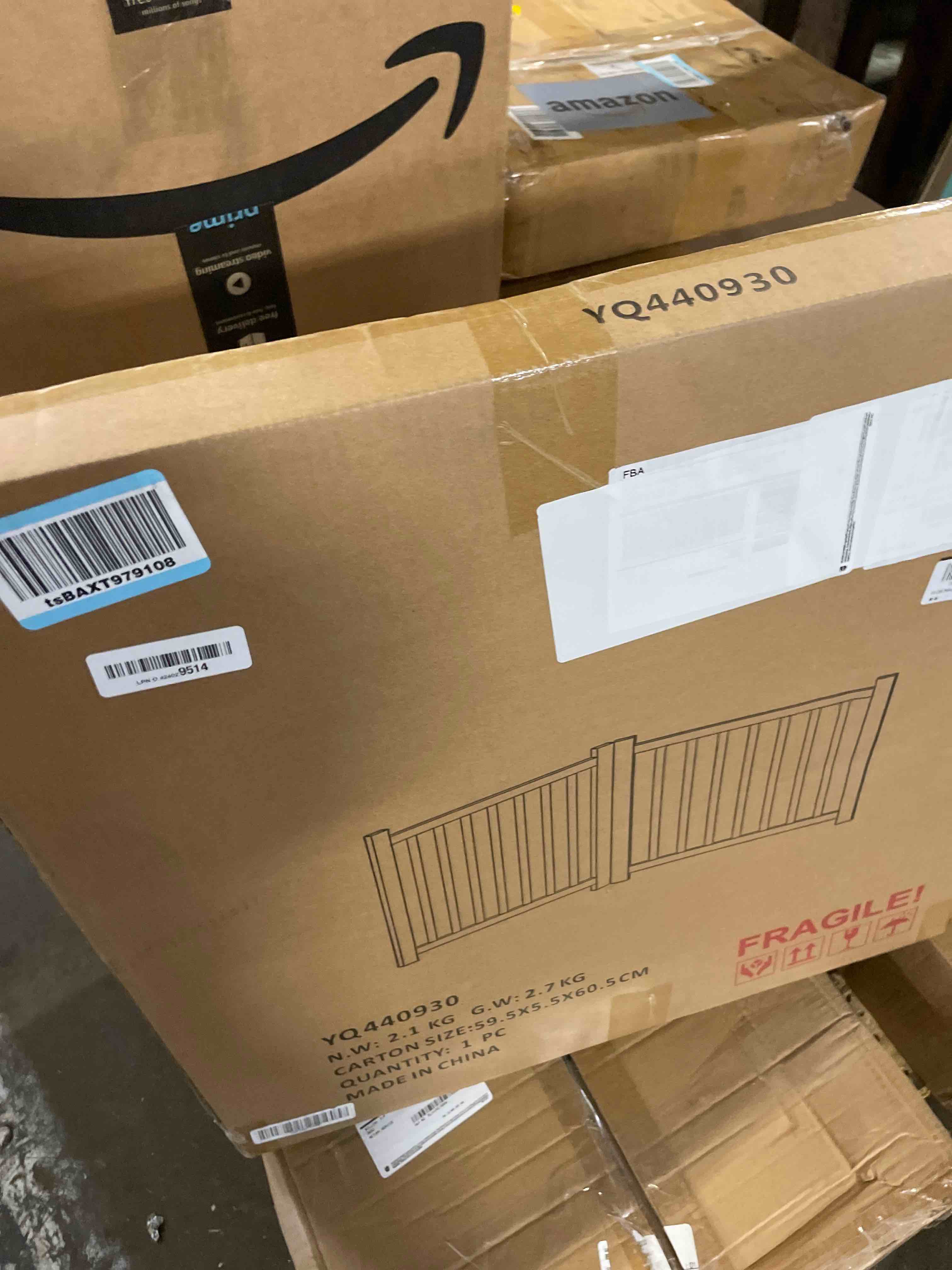 Condition photo showing New/Like New for YOCAN Paint-Free Wood FreeStanding Pet Gate for Dogs,Wooden Dog Gates for Doorways, Stairs,The House, Dog Fences Indoor Puppy Gate-2 Panel H:23”