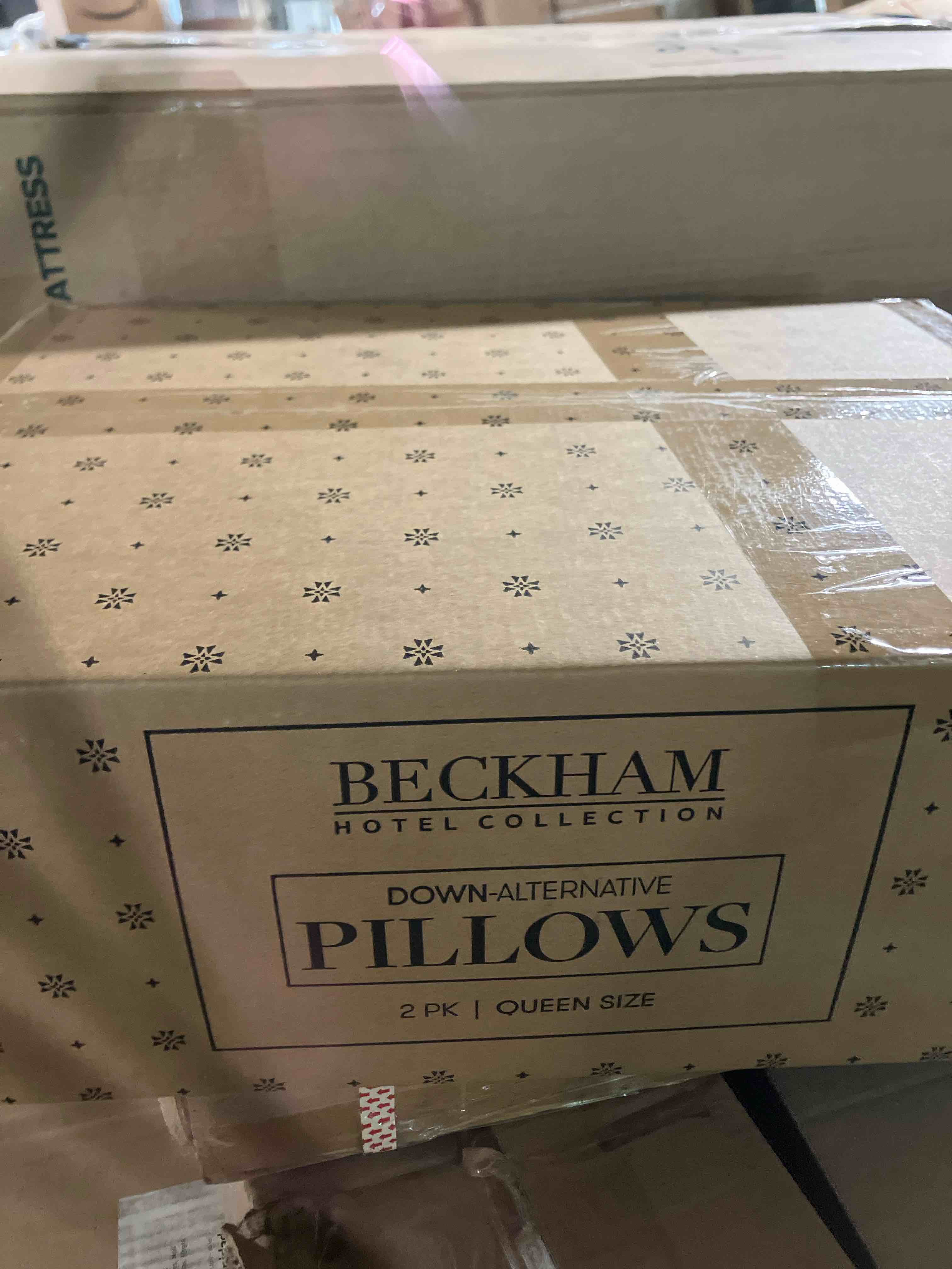 Condition photo showing New/Like New for Beckham Hotel Collection Bed Pillows Standard/Queen Size Set of 2 - Original Soft Down Alternative Pillow for Sleeping - Soft Support for Back, Stomach or Side Sleepers