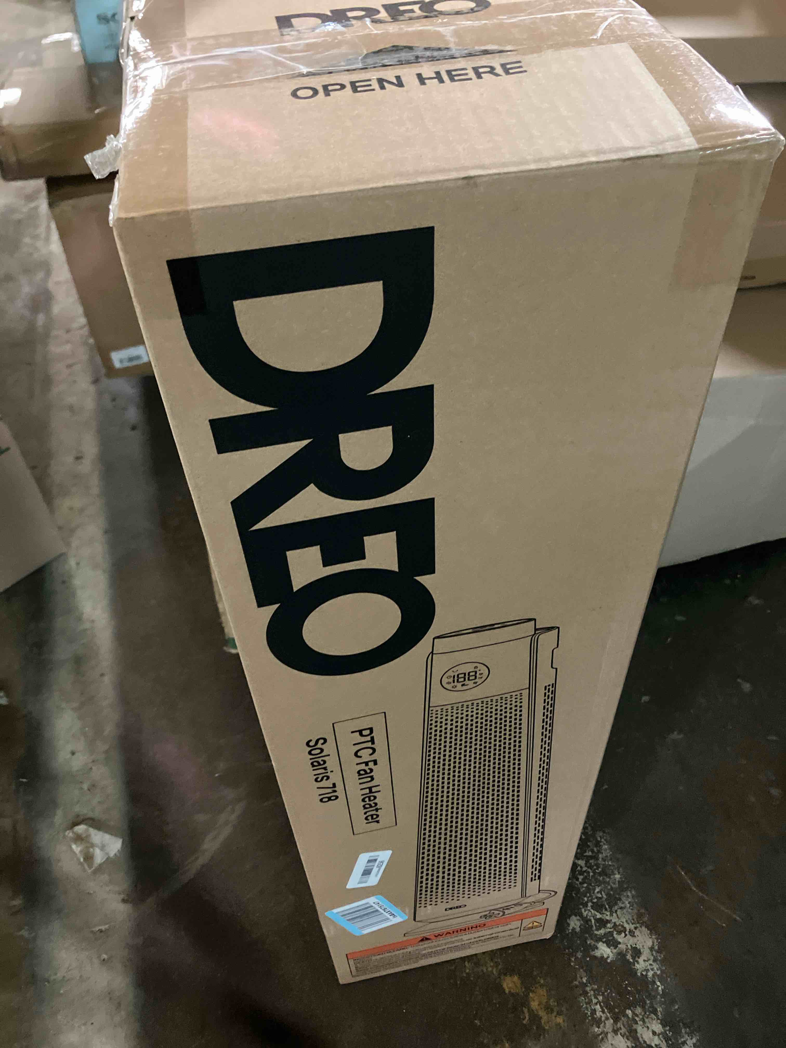 Condition photo showing New/Like New for Dreo Space Heater Large Room, 30" Electric Heaters with Remote, 120° Oscillation, Adjustable Thermostat, 5 Heat & 3 Fan levels, 8 Safety Protections, 25dB Quiet, 1-12H Timer, Heater for Office, Black