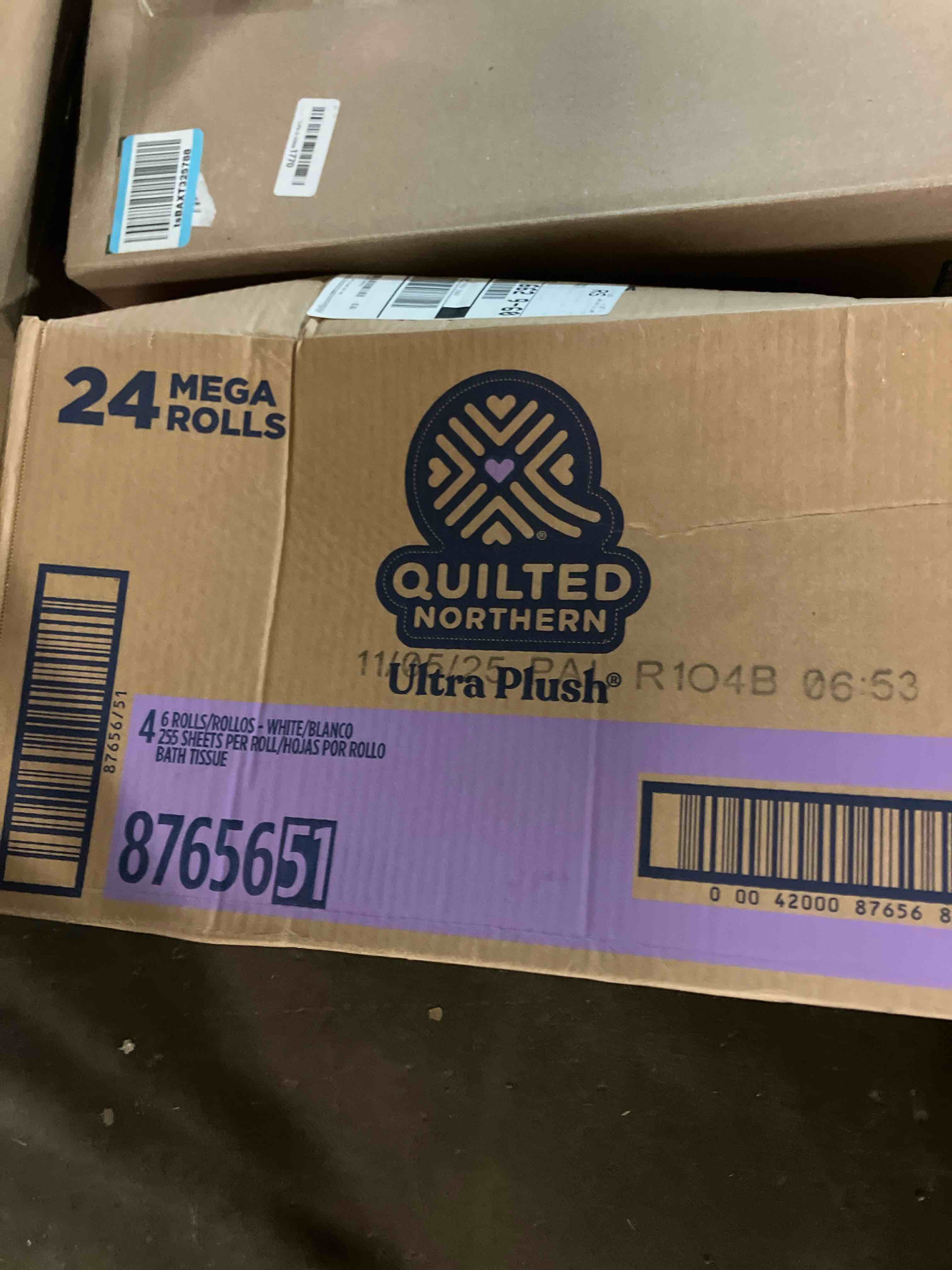 Condition photo showing New/Like New for Quilted Northern Ultra Soft & Strong Toilet Paper, 24 Mega Rolls = 96 Regular Rolls, 5X Stronger*, Premium Soft Toilet Tissue