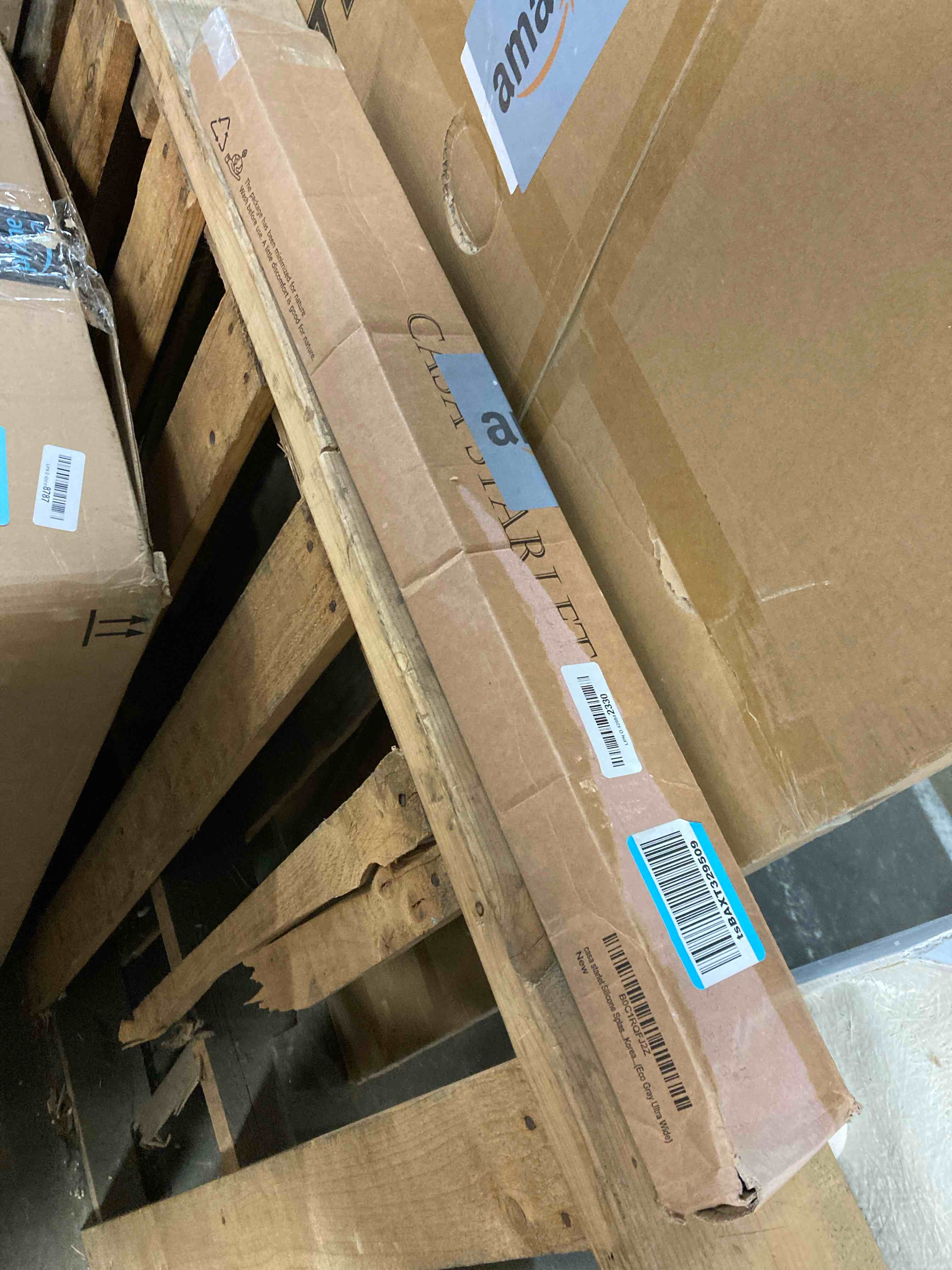 Condition photo showing New/Like New for 30 inch(75cm) Premium Kitchen Sink Silicone Water Splash Guard SIZE UPGRADE 30" and new package - NO Suction Cups, Ultra Wide 30" - Made in Korea (Ultra Wide Eco Gray)