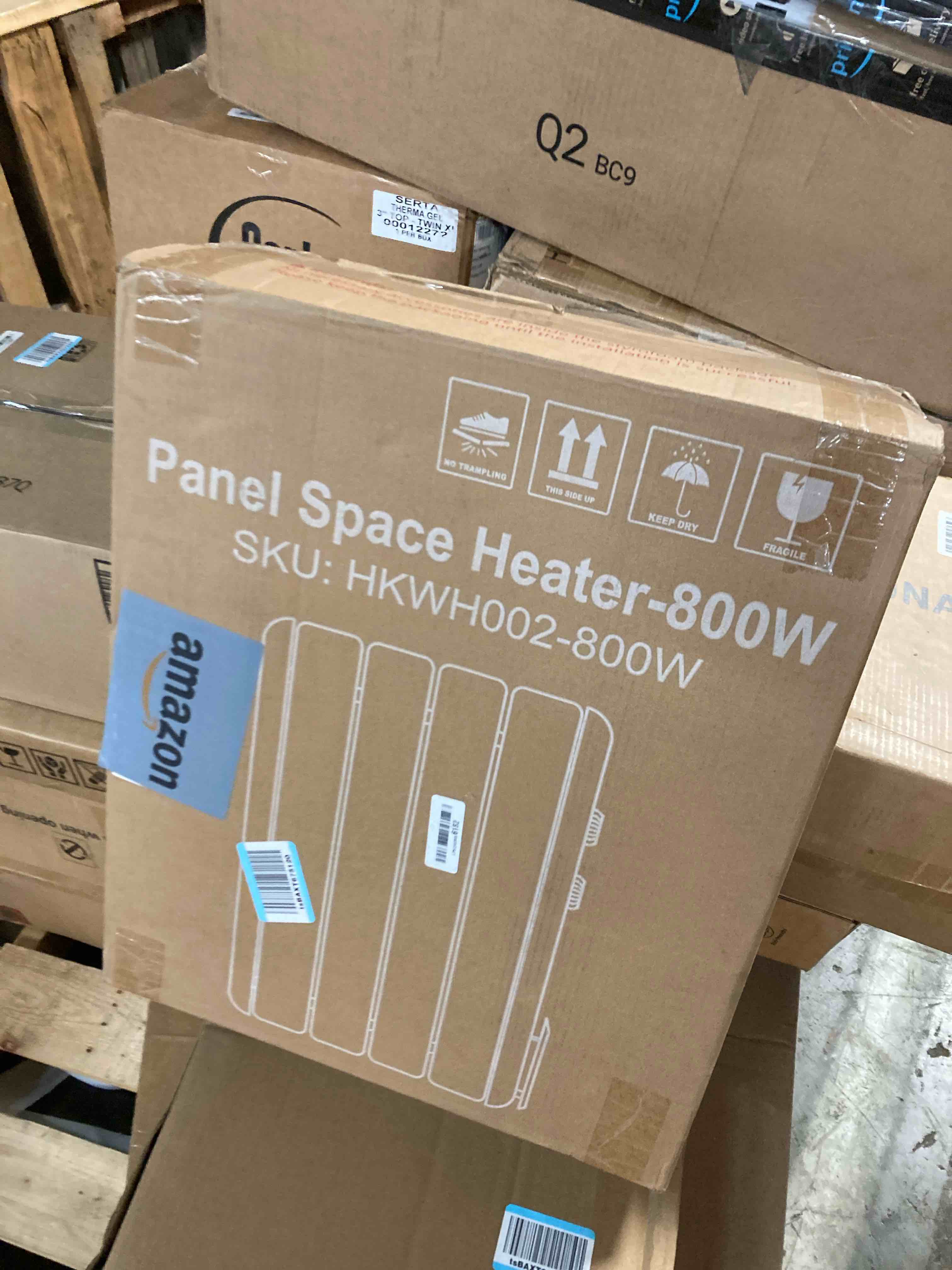 Condition photo showing New/Like New for Envi Plug-in Electric Panel Wall Heaters for Indoor Use, Energy Efficient 24/7 Heating w/Safety Sensor Protection, Patented Quiet Fan-less Design, Easy 2-Min Install, Space Heater, Made in USA