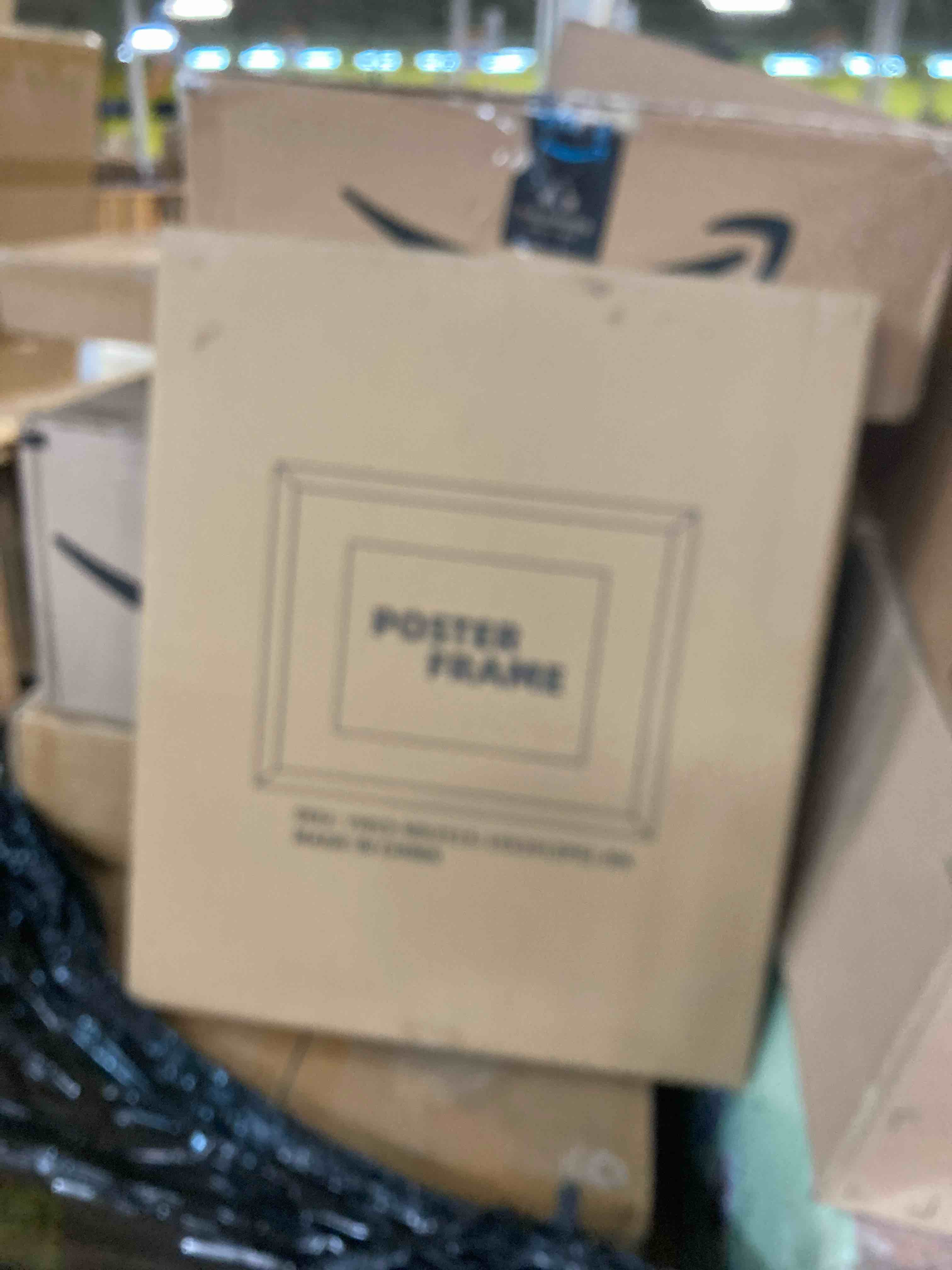 Condition photo showing Brand New for Picrit 16x20 Picture Frame 3 Pack, Brown Poster Frame, Display Poster 11 x 14 with Mat or 16 x 20 without Mat for Horizontal or Vertical Wall Mounting