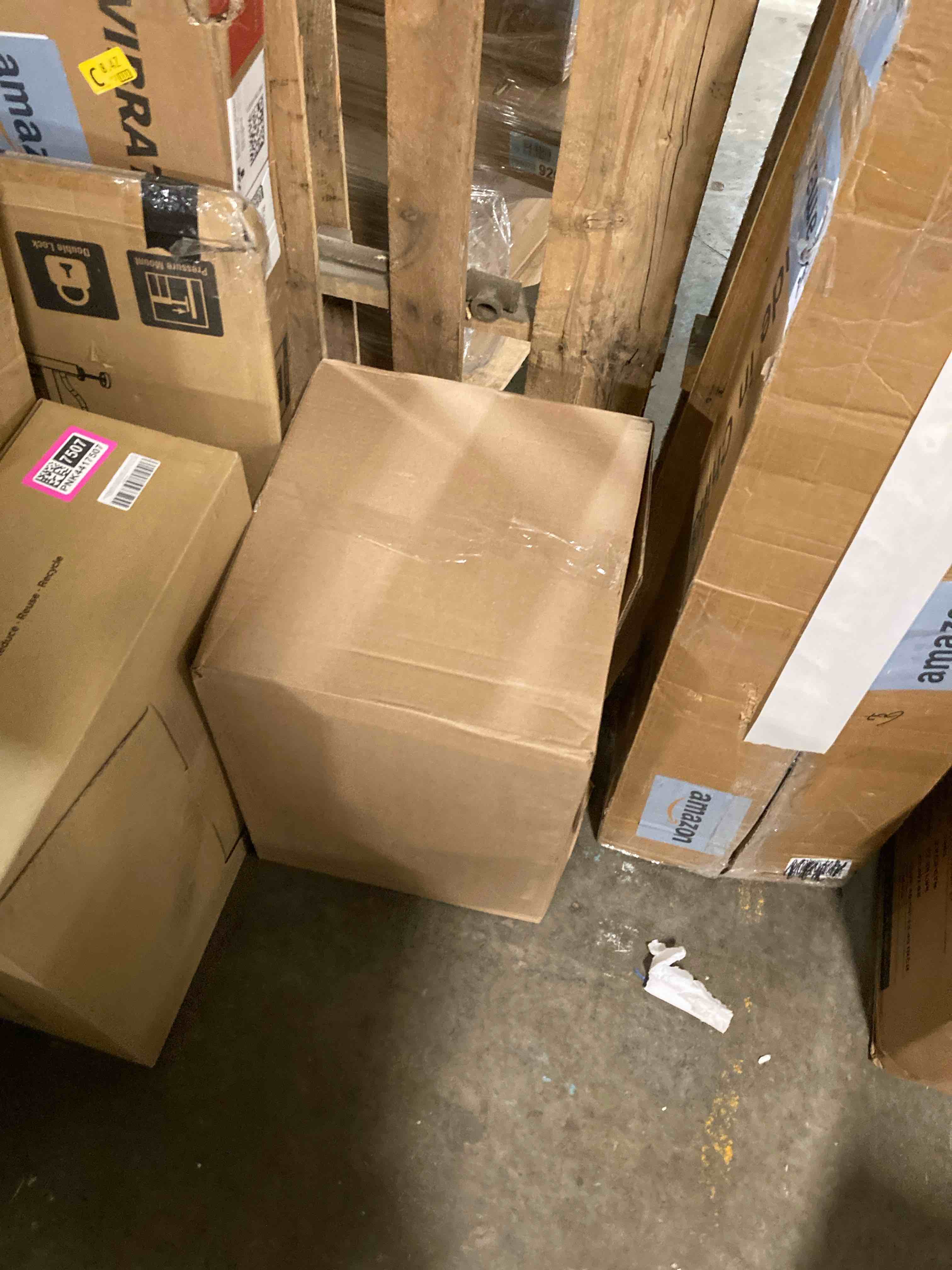 Condition photo showing As Is for Panana Compact Airfryer Toaster Oven, 1400W 21QT with 6-in-1 Multifunctions and Wide Temperature Range, Air Fryer Oven with 60-Minute Timer/Auto-Off, Stainless Steel Countertop Oven (Black)