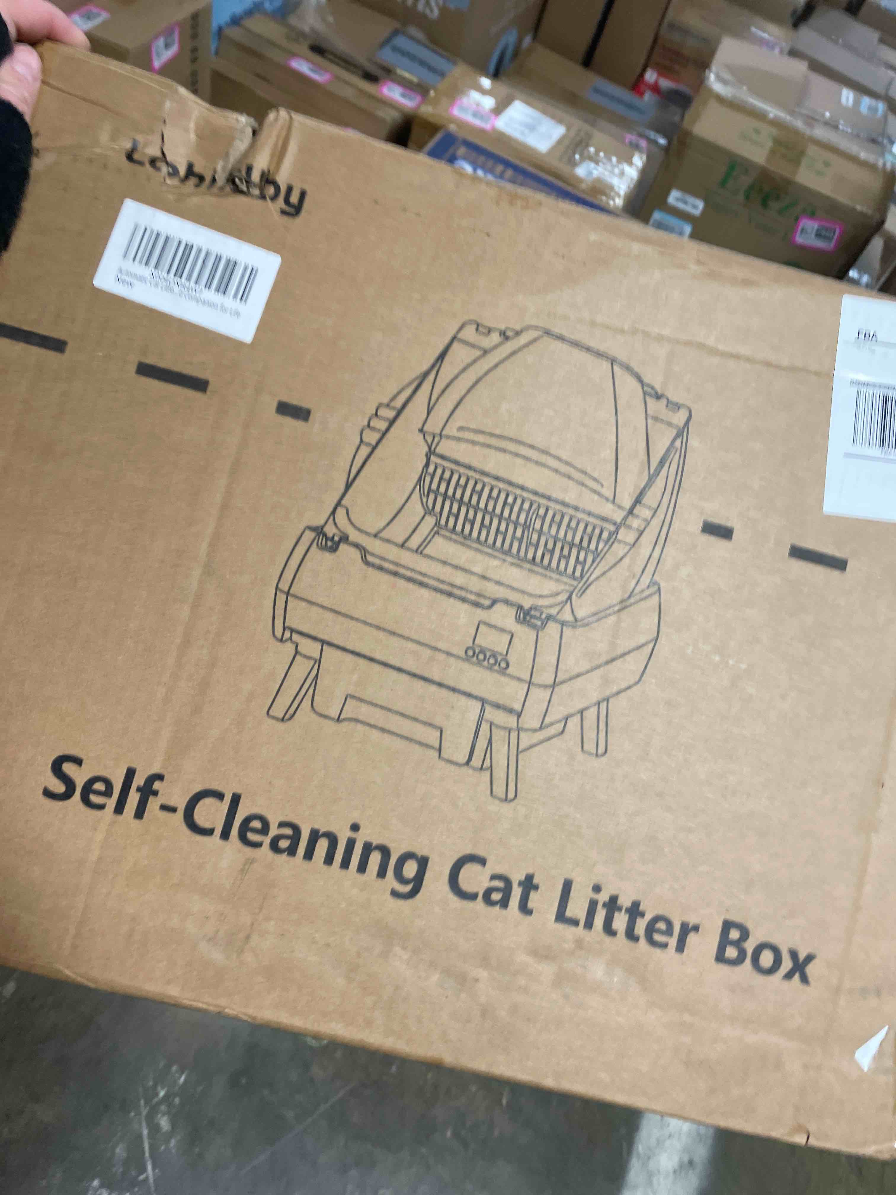 Condition photo showing New/Like New for Automatic Cat Litter Box Self Cleaning - App Control, Open-Design, Smart Health Monitor, Suitable for Medium Cats and Kittens, Anti-Pinch Safety, Quiet Operation, A Trusted Companion for Life - White