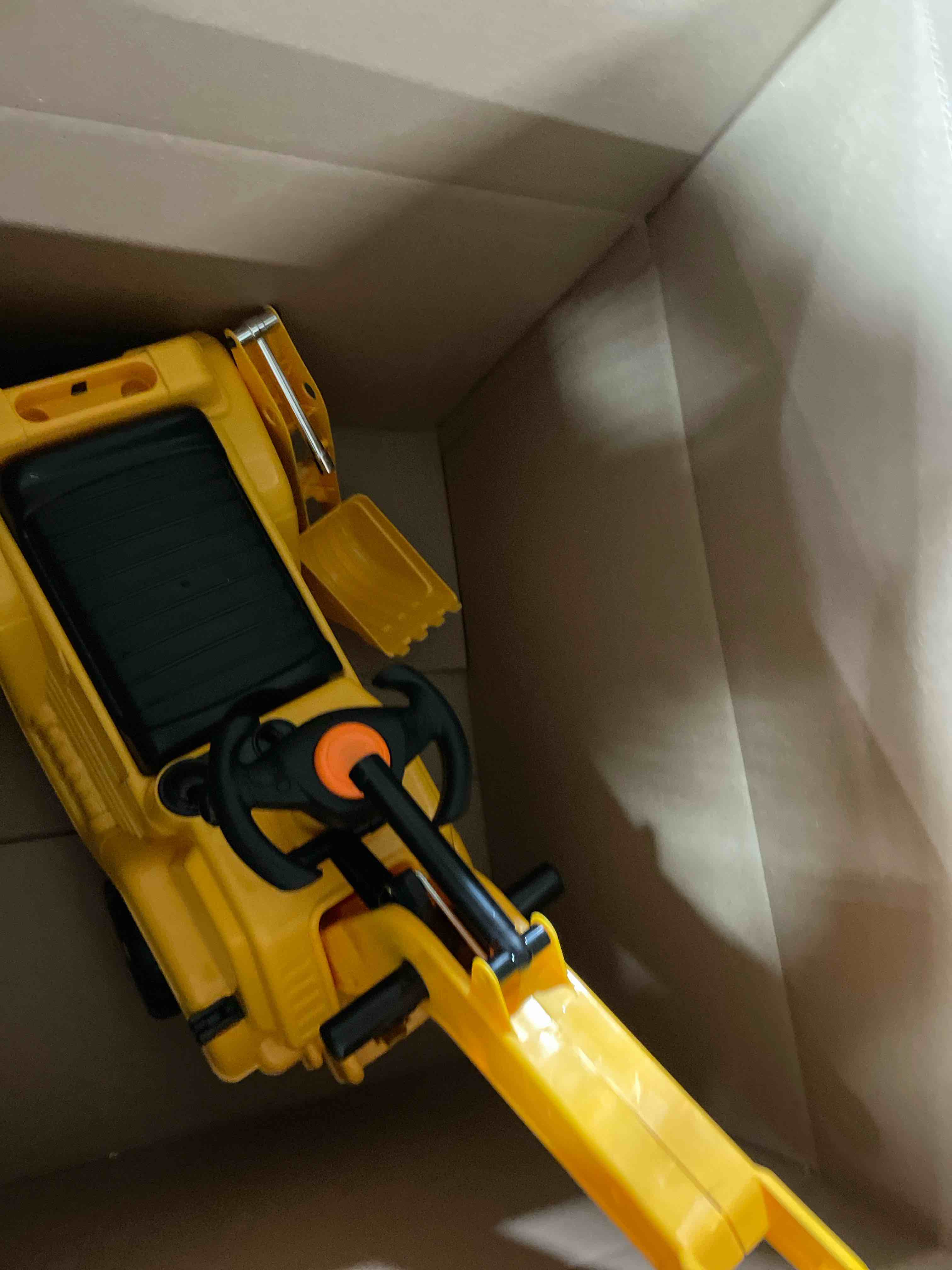 Condition photo showing As Is for Best Ride On Cars CAT Excavator Push Car