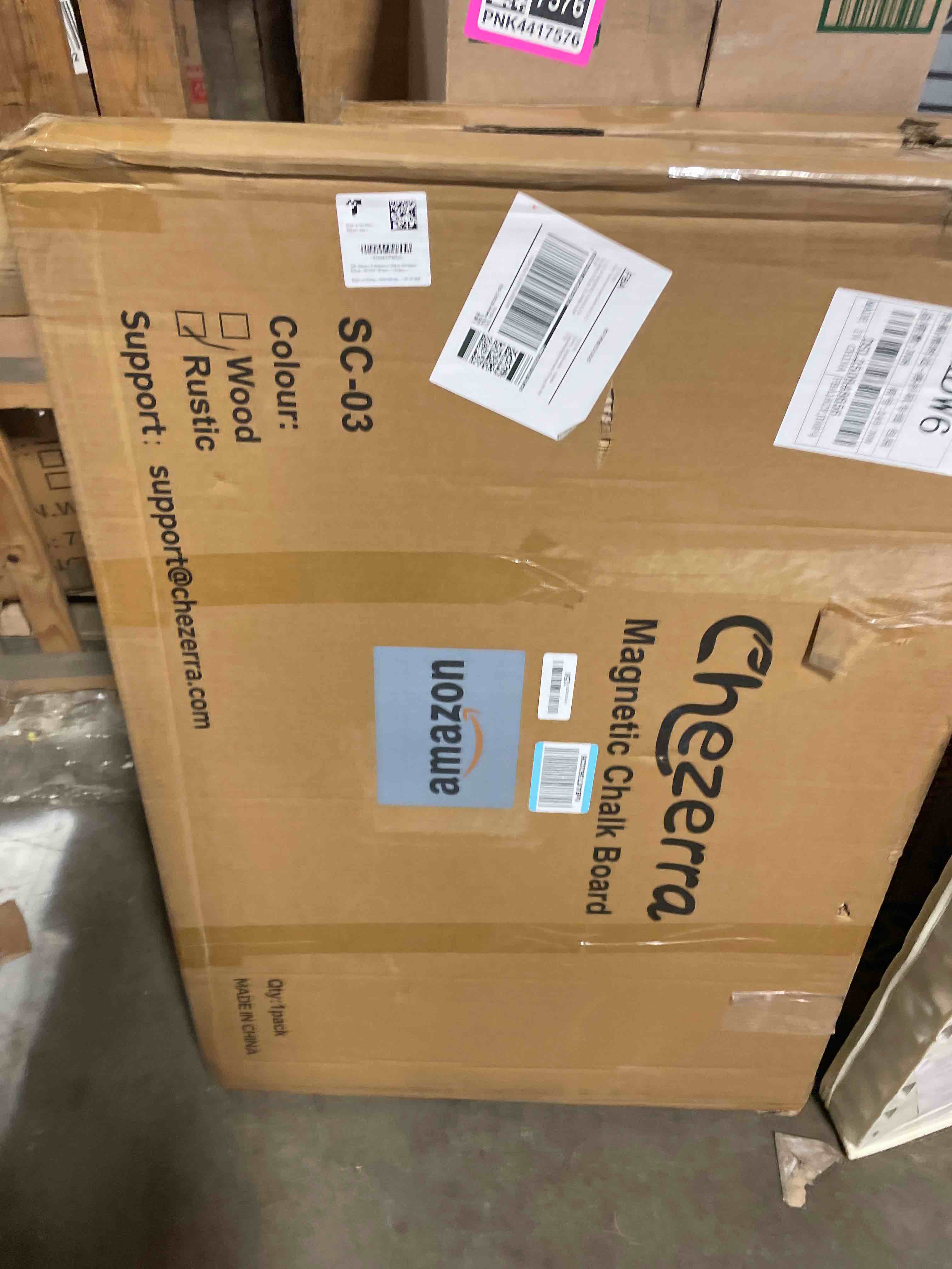 Condition photo showing New/Like New for A Frame Chalkboard Sign, 40"x20" Extra Large Sidewalk Chalk Board, Wooden Standing ChalkBoards Set with Markers, Double-Sided Magnetic Blackboard for Cafés, Weddings, Party Guide, Black