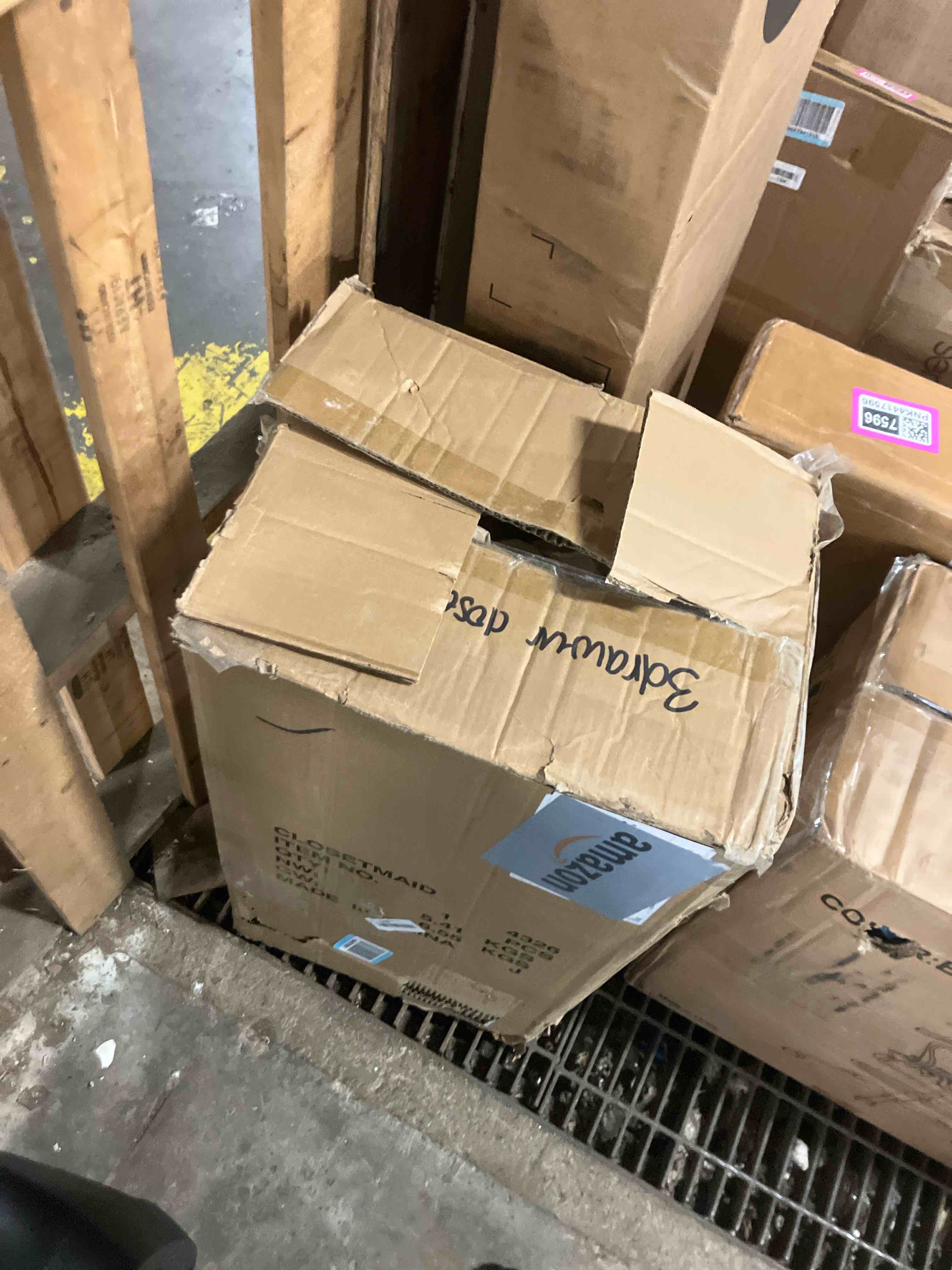 Condition photo showing New/Like New for 3 x 4FT Overhead Garage Storage Rack,Adjustable Ceiling Storage Racks,Garage Shelving Heavy Duty Storage Organizer System,Load 400LBS Weight(White)