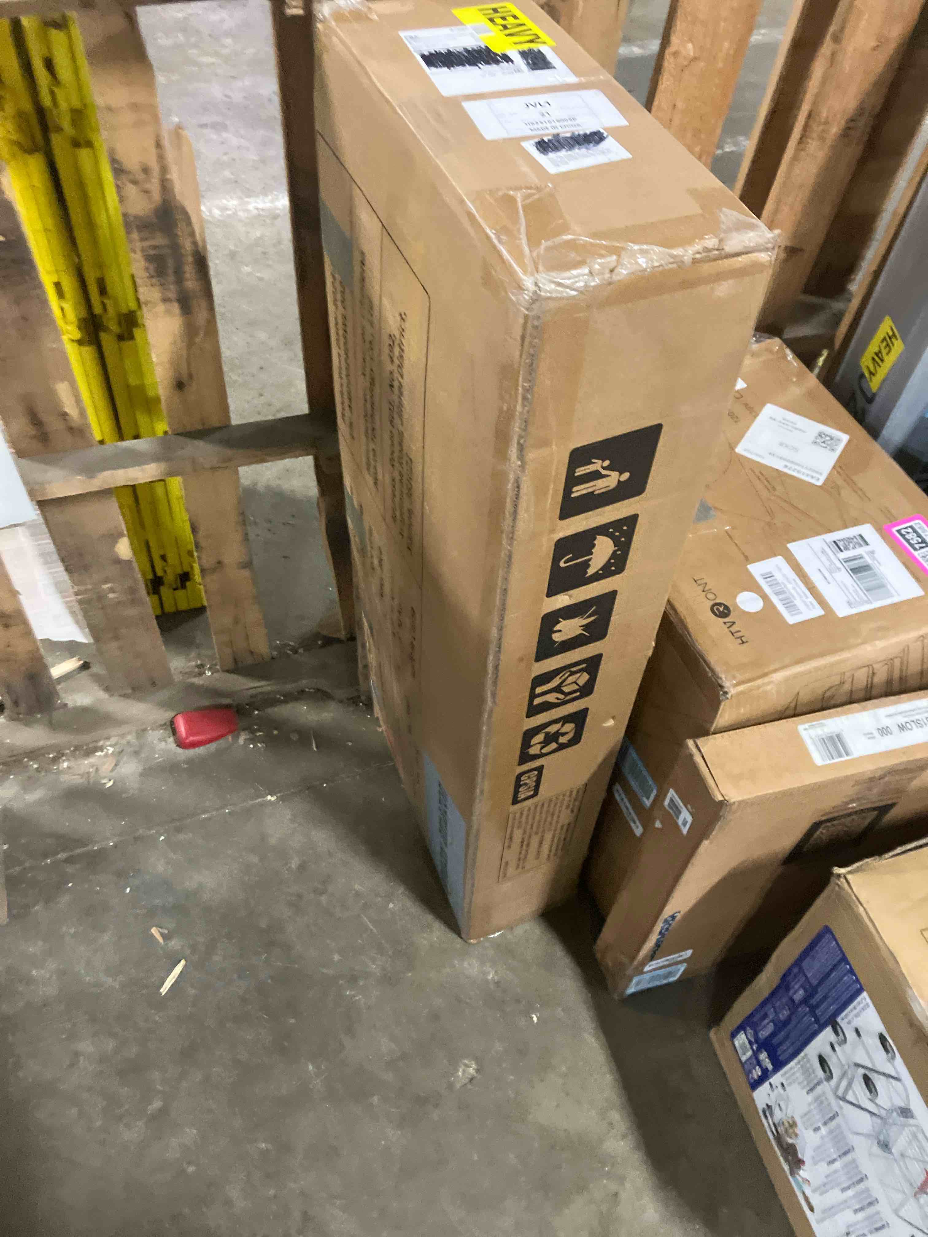 Condition photo showing New/Like New for Baby Playpen, 47x47in Small Play Pen,Toddler Playpen for Apartment,Play Yard,Activity Fence, Extra Large Baby Playard Light Grey 47x47 Inch