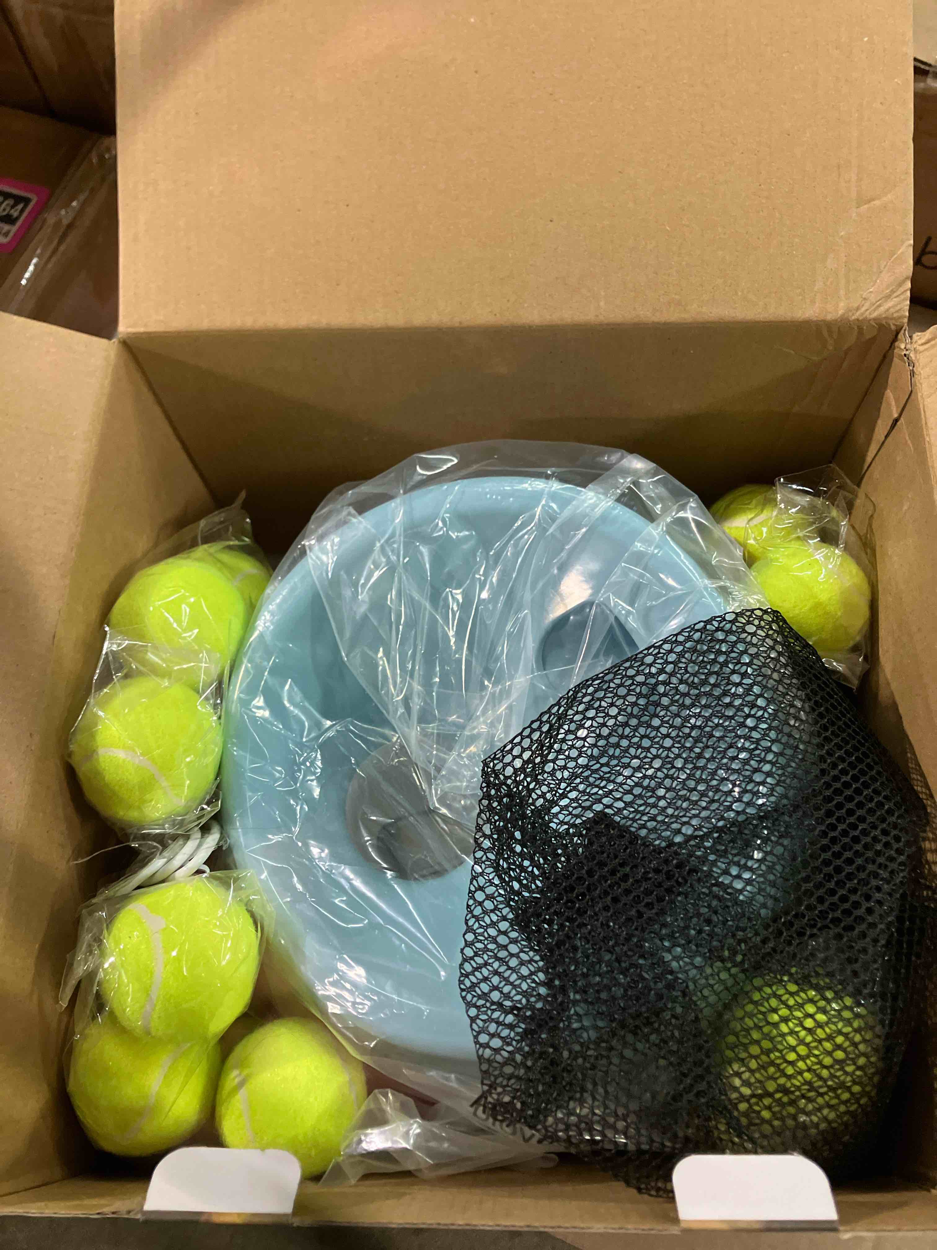 Condition photo showing New/Like New for Automatic Dog Ball Launcher, Dog Ball Thrower Machine with 10-30Ft 3 Launching Distance, Interactive Toys for Small Dogs Indoor & Outdoor with 15 Mini Tennis Balls (2 inch) -Blue