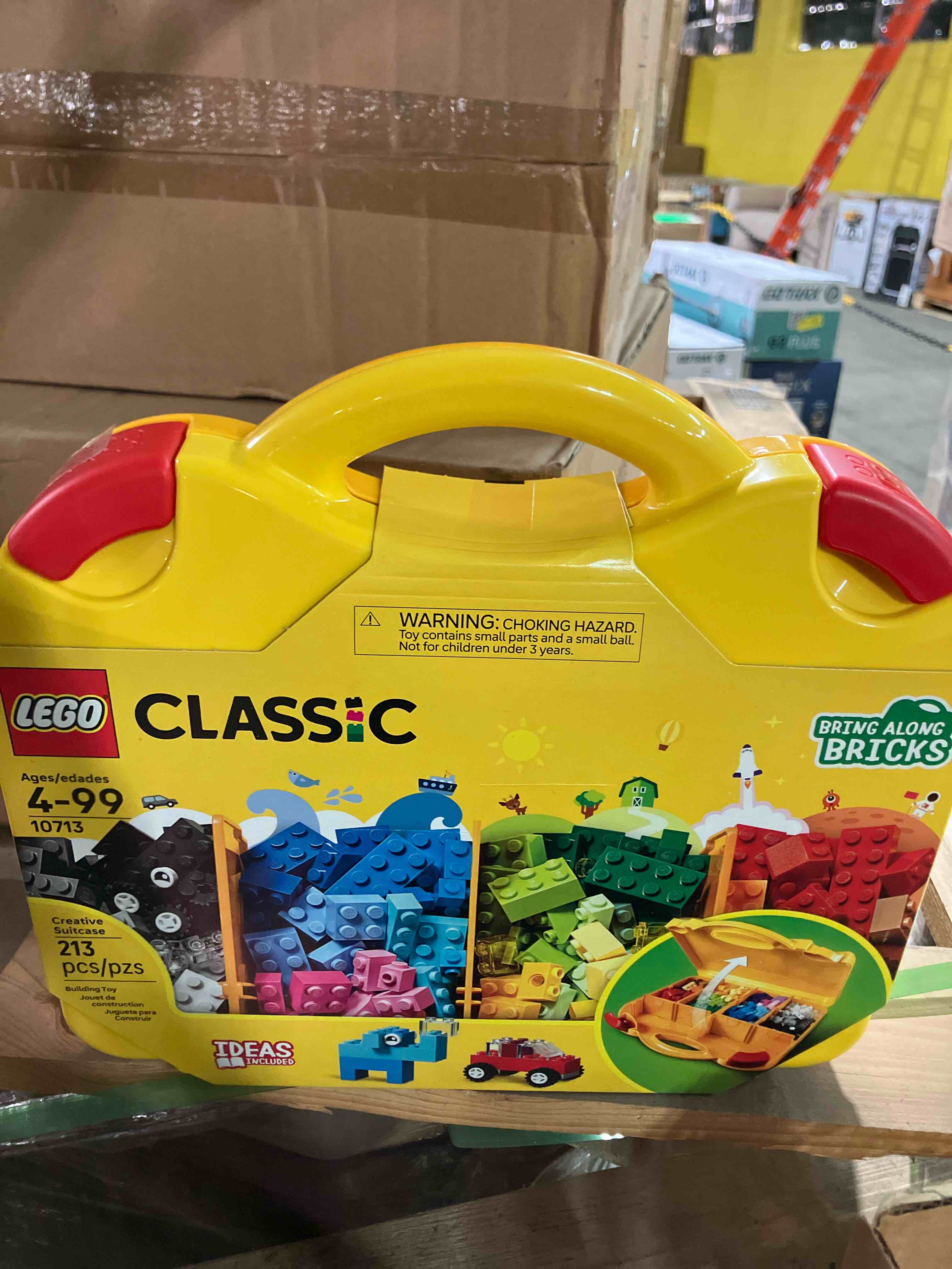 Condition photo showing New/Like New for LEGO Classic Creative Suitcase 10713 - Includes Sorting Storage Organizer Case with Fun Colorful Building Bricks, Preschool Learning Toy for Kids, Boys and Girls Ages 4 Years Old and Up