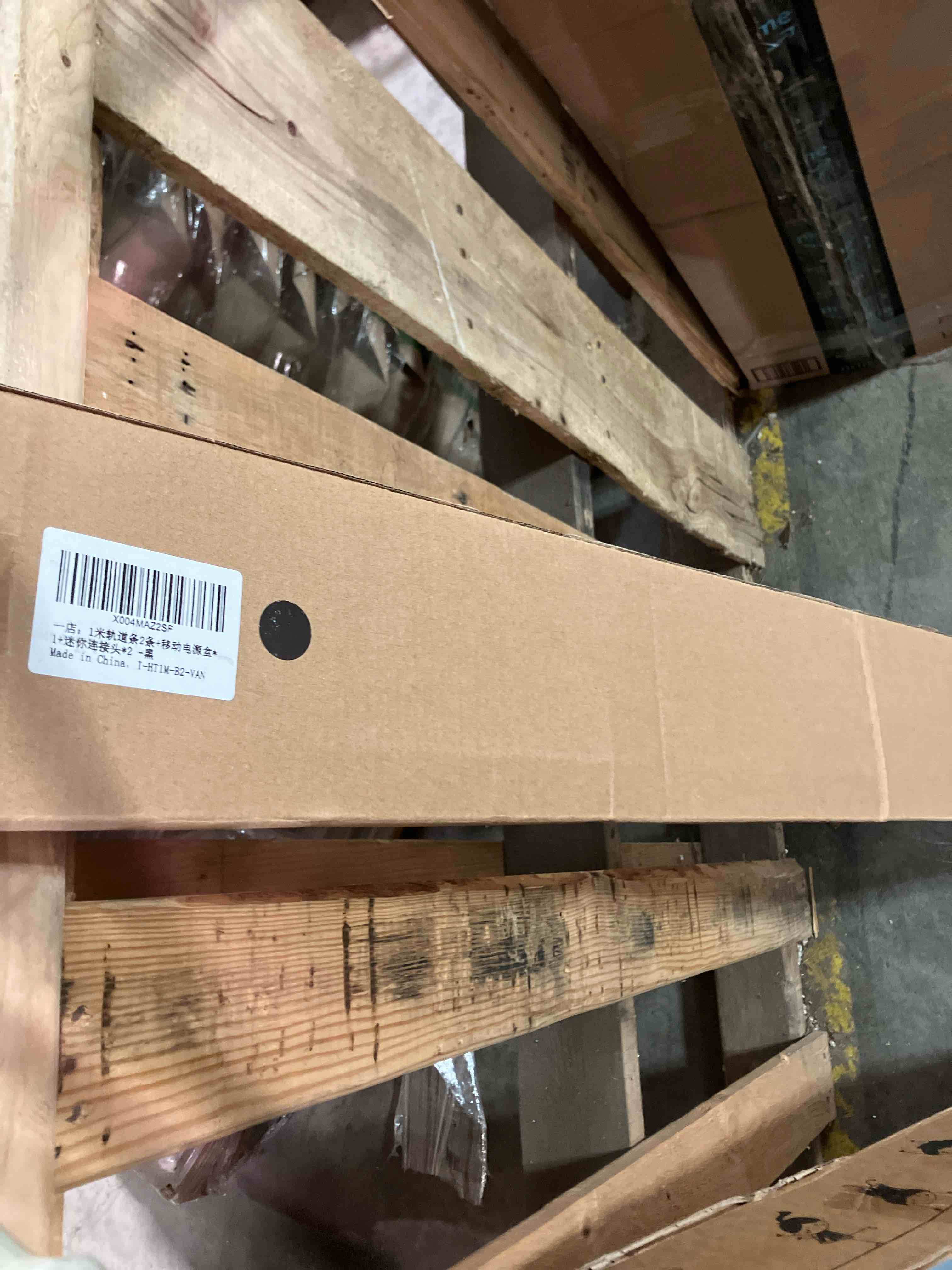 Condition photo showing New/Like New for VANoopee 6.6FT H Track Lighting Rails Black, H Type Track Lighting Kit with Floating Canopy Connector, End Caps, Live End Feeds, I Connectors, Compatible with Single Circuit H Style Track System