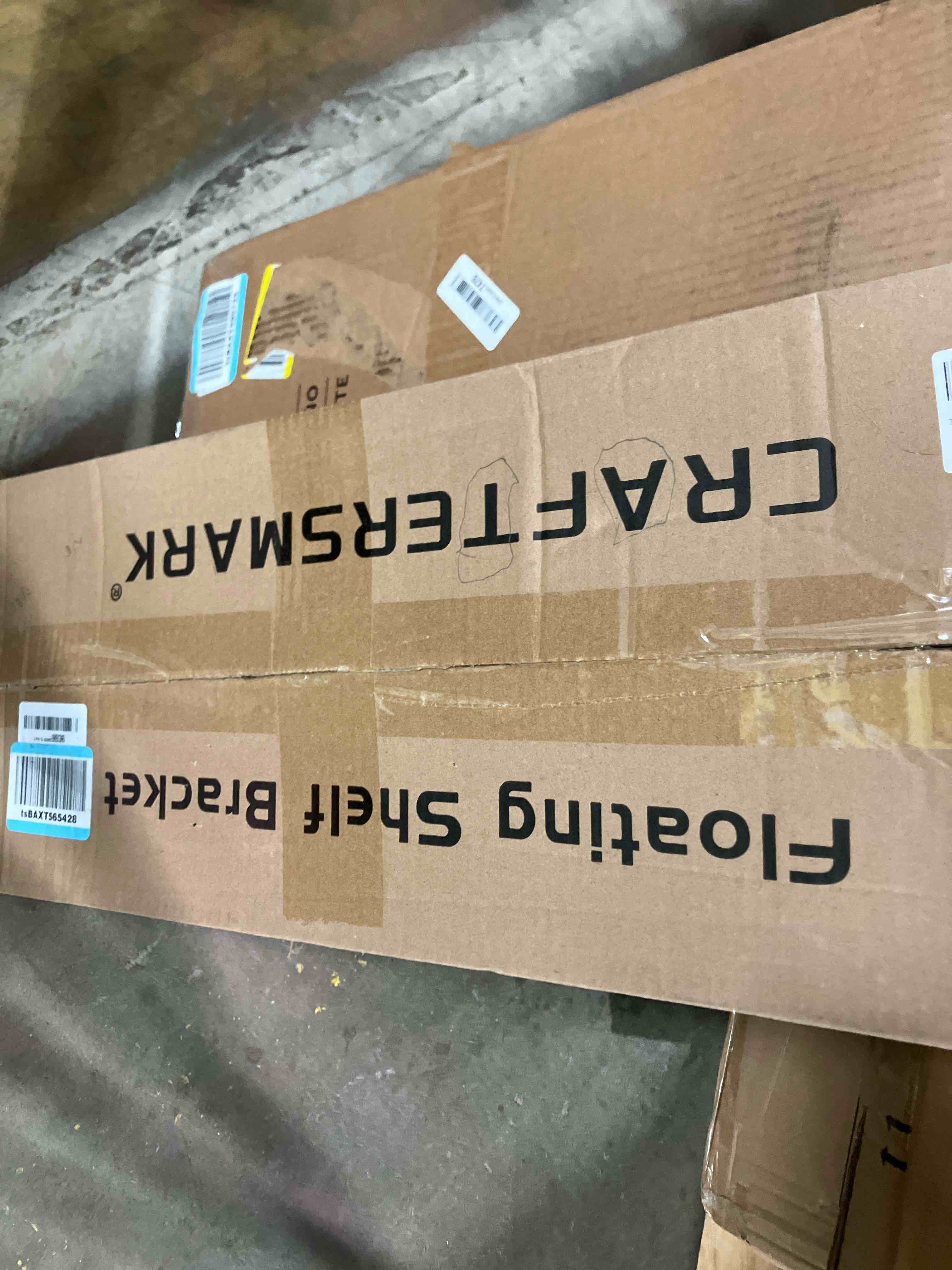 Condition photo showing New/Like New for 2pcs Floating Shelf Hardware Heavy Duty Hidden Shelf Brackets Support,Wall Mounting Invisible Floating Shelves Bracket with Jig (22" x 8" x 1.5" with Tools)