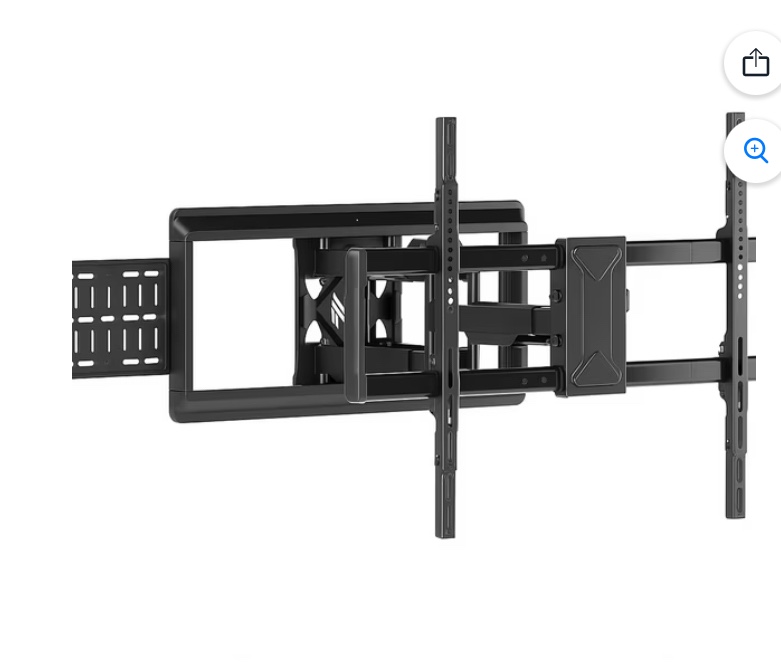 Member's Mark Full Motion Extended TV Wall Mount with Articulating Dual Swivel Arms for 32"-100" TVs