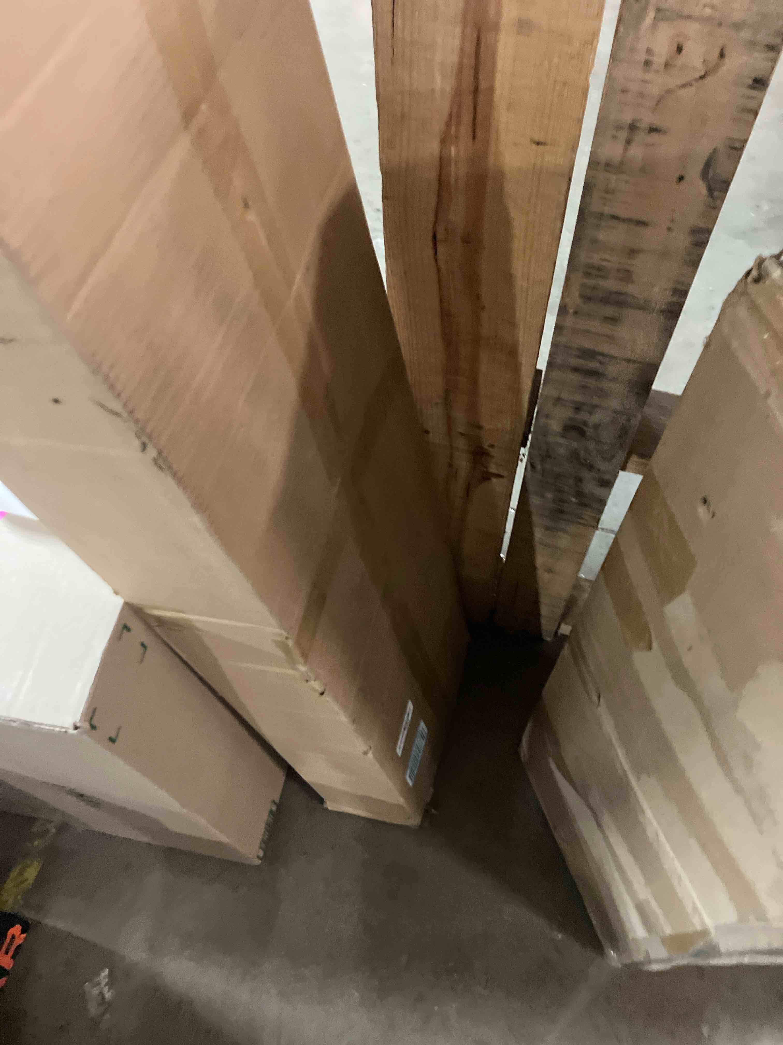 Condition photo showing New/Like New for BAYKA Floating Shelves, 48 inch Wall Mounted Rustic Wood Shelves for Bathroom, Bedroom, Living Room, Kitchen, Office, Hanging Shelf for Books/Storage/Decor(Rustic Brown,Set of 2) B. Rustic Brown - Americana Farmhouse Style 48inches