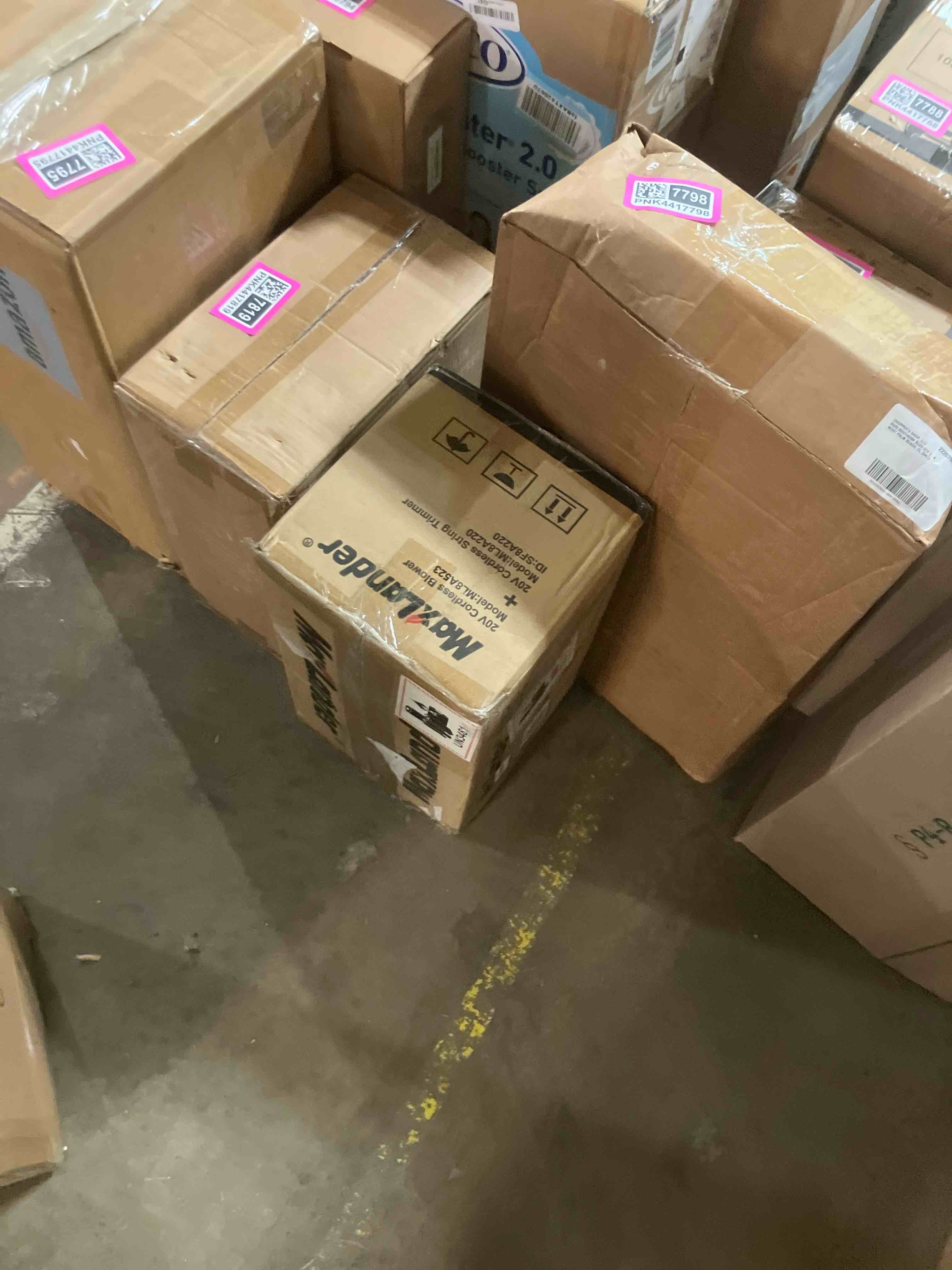 Condition photo showing New/Like New for MAXLANDER 20V 12'' Cordless Weed Wacker/Edger and Leaf Blower Combo Kit. 8 Pcs Replacement Spools, 2 x 2.0Ah Batteries & Charger Included