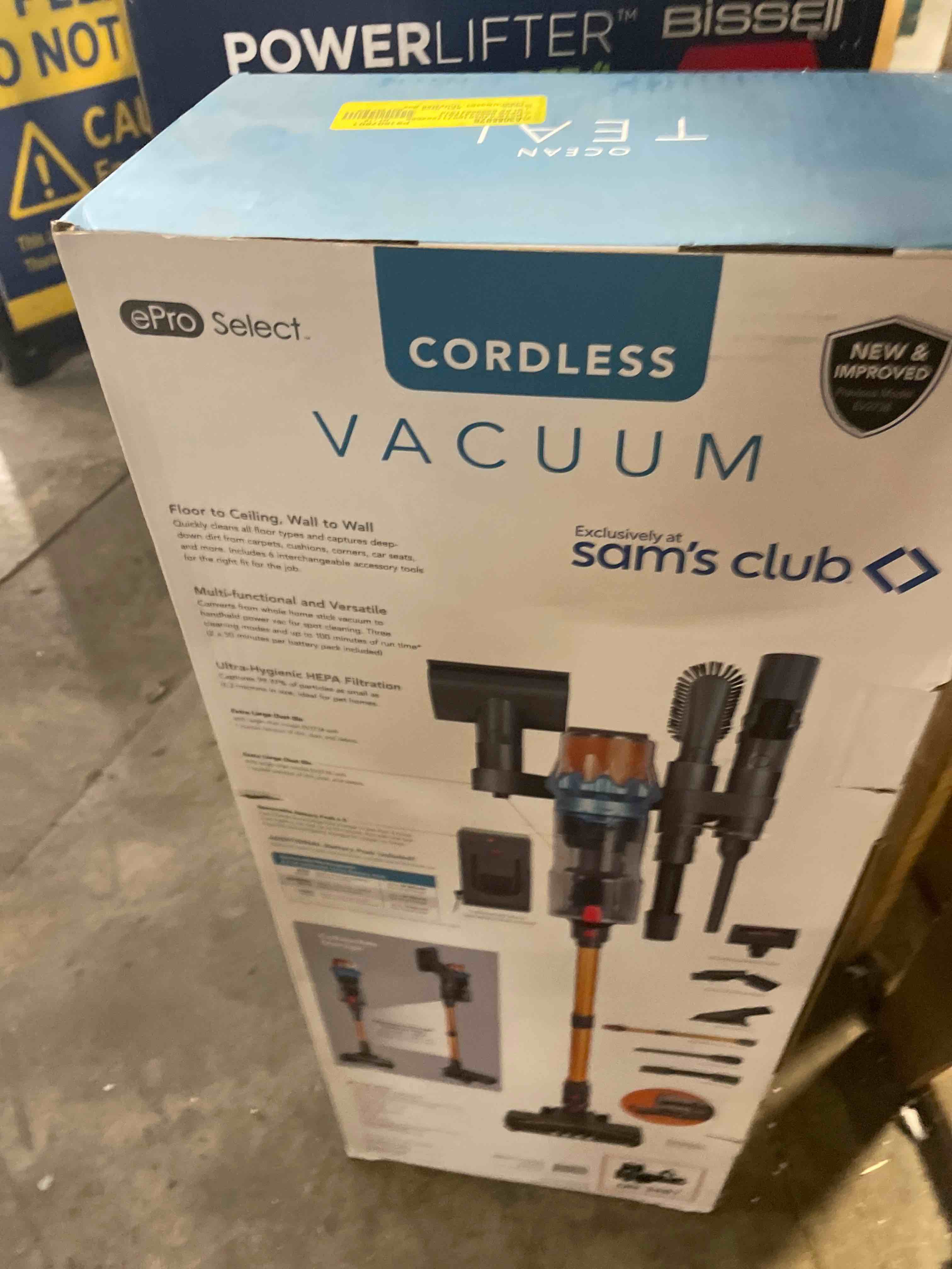 Condition photo showing Good Condition for ePro Select EV2911RT Cordless Stick Vacuum with 2 Batteries, 6 Tools