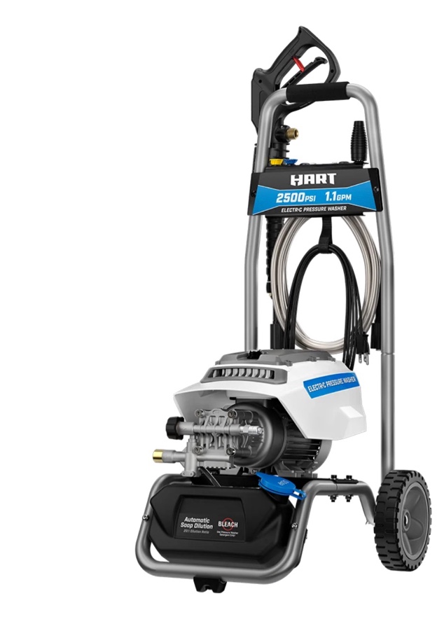 Condition photo showing New/Like New for HART 2500 PSI at 1.1 GPM 120V Electric Brushless Cold Water Pressure Washer