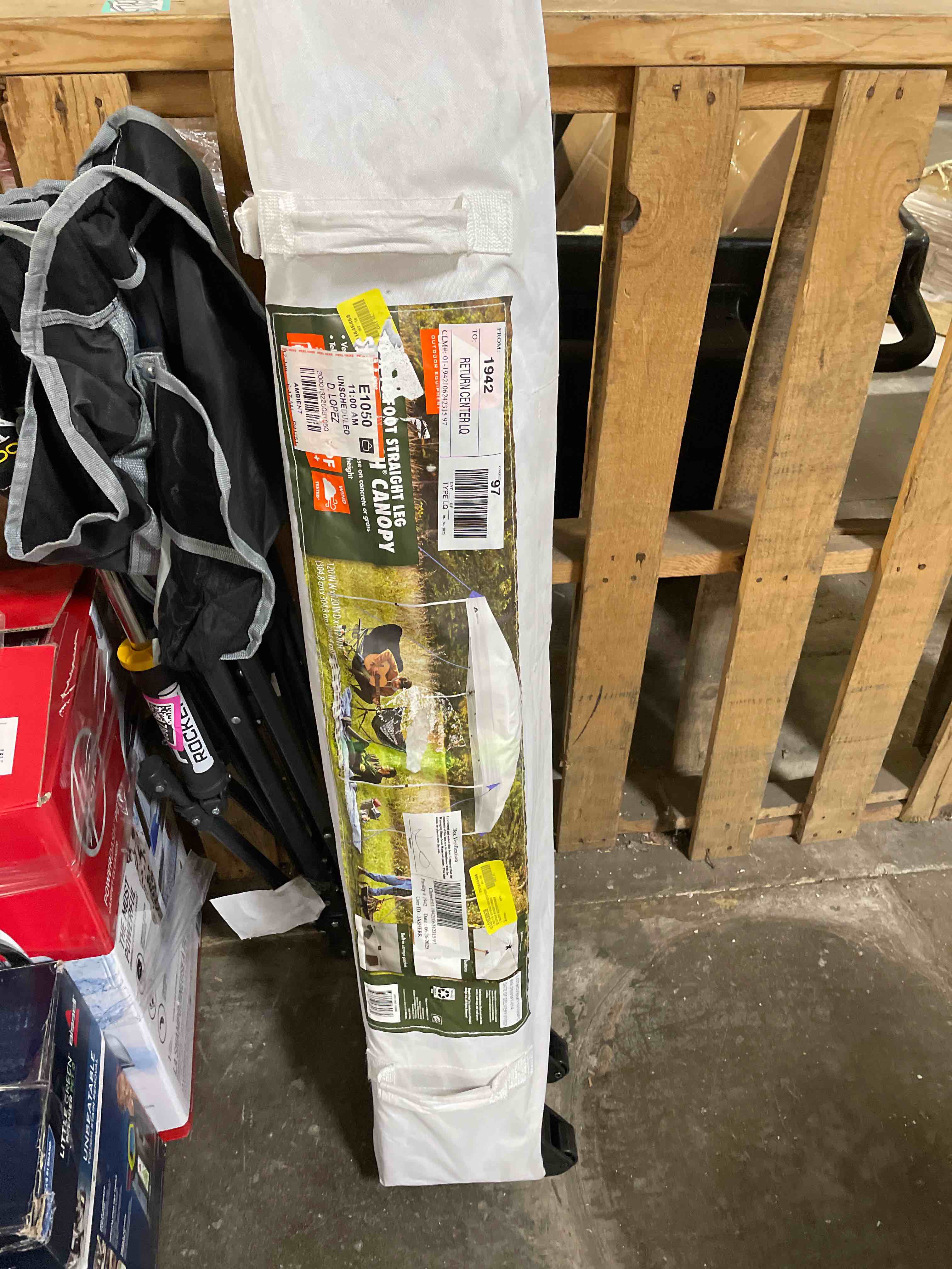 Condition photo showing New/Like New for Ozark Trail 10  x 10  Simple Push® Straight Leg Instant Canopy (100 Sq. ft.)