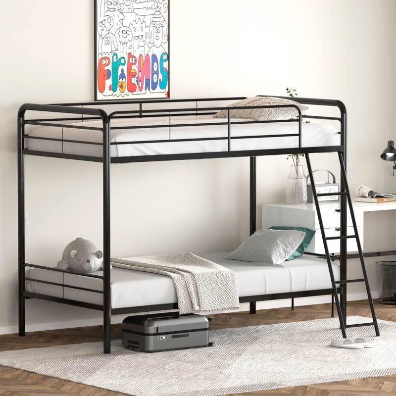 Daury Twin over Twin Metal Bunk Bed