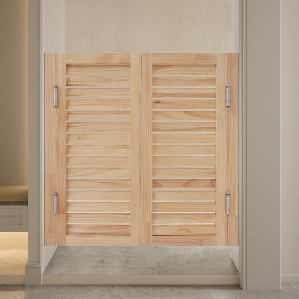 solid wood café / saloon door dual partition door porch entrance door