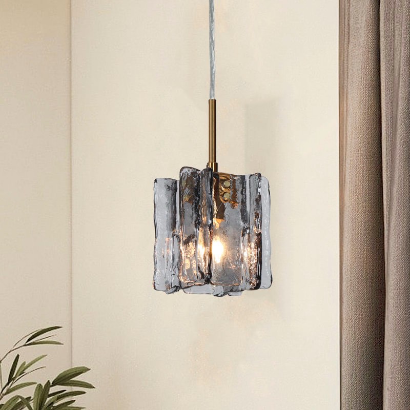 quitman 1 - light 4.7" w mini geometric unique pendant etl certified
