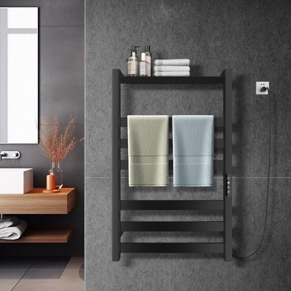 wall mount towel warmer electric heated towel rack