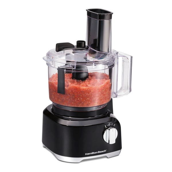 hamilton beach bowl scraper food processor 8 cup capacity black