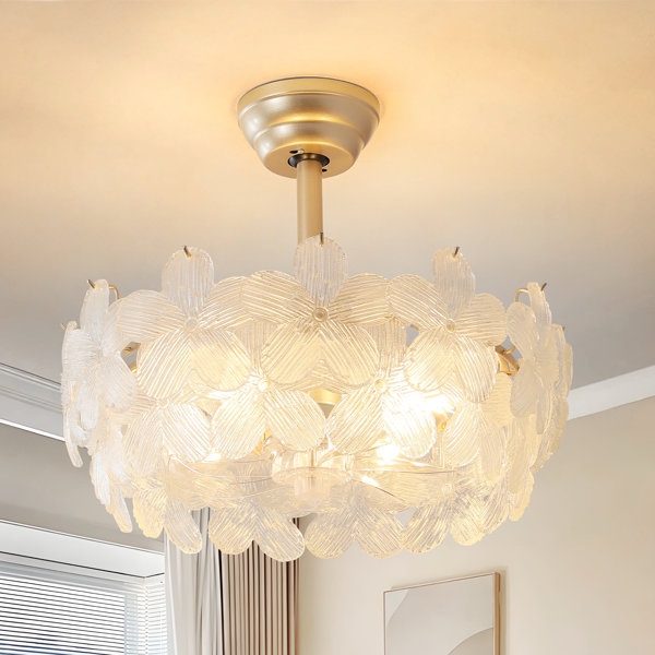 shrewsbury 20" modern ceiling fan with light kit and remote contro