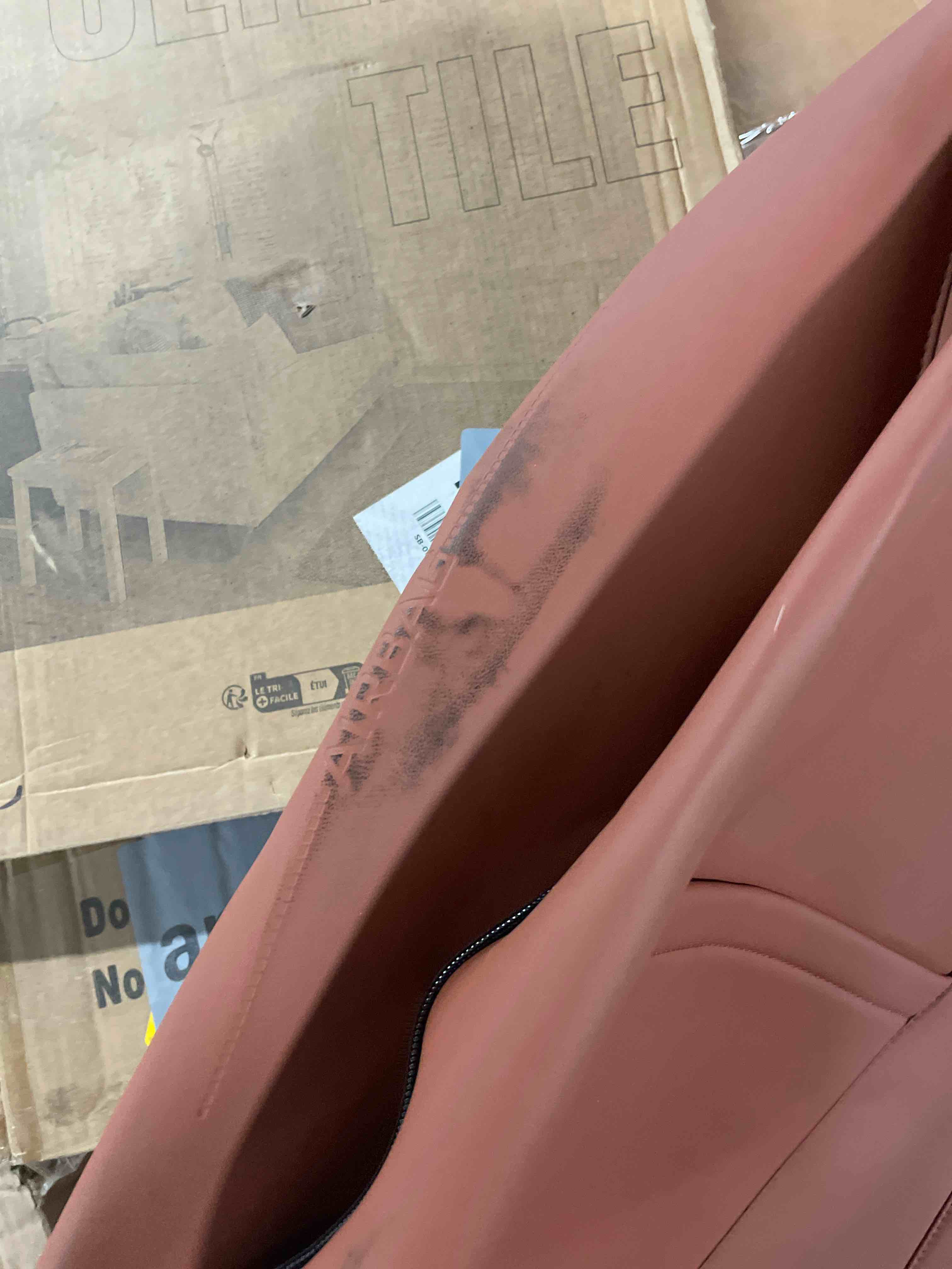 Condition photo showing Good Condition for Car Seat Covers Full Set, Leather Seat Covers for Cars, 2 Packs Breathable Seat Cover, Suitable for SUV/Truck/Sedan/Automotive (Brown) 2 Pack Brown