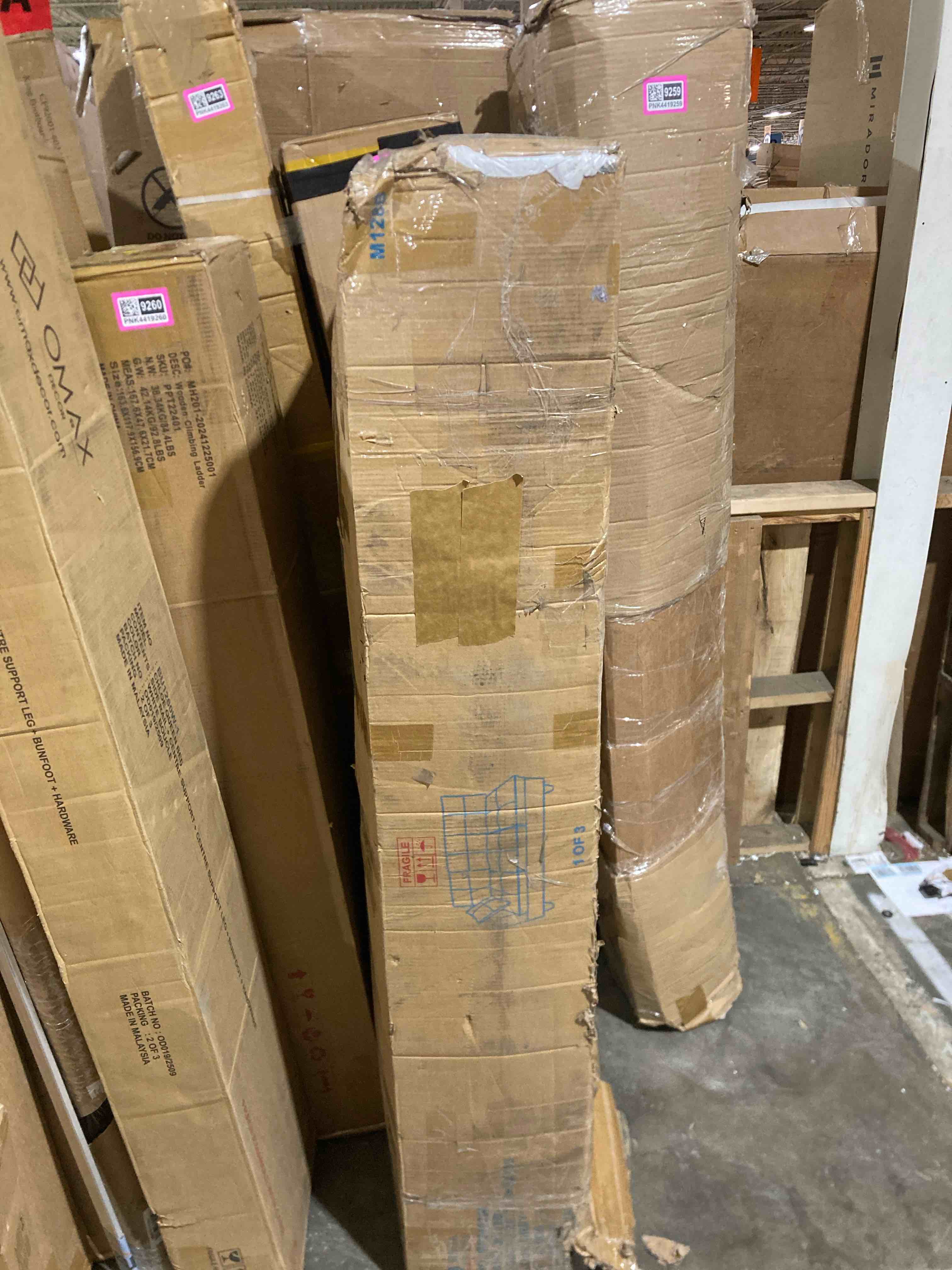 Condition photo showing As Is for right chaise sofa set with storage (left side only)