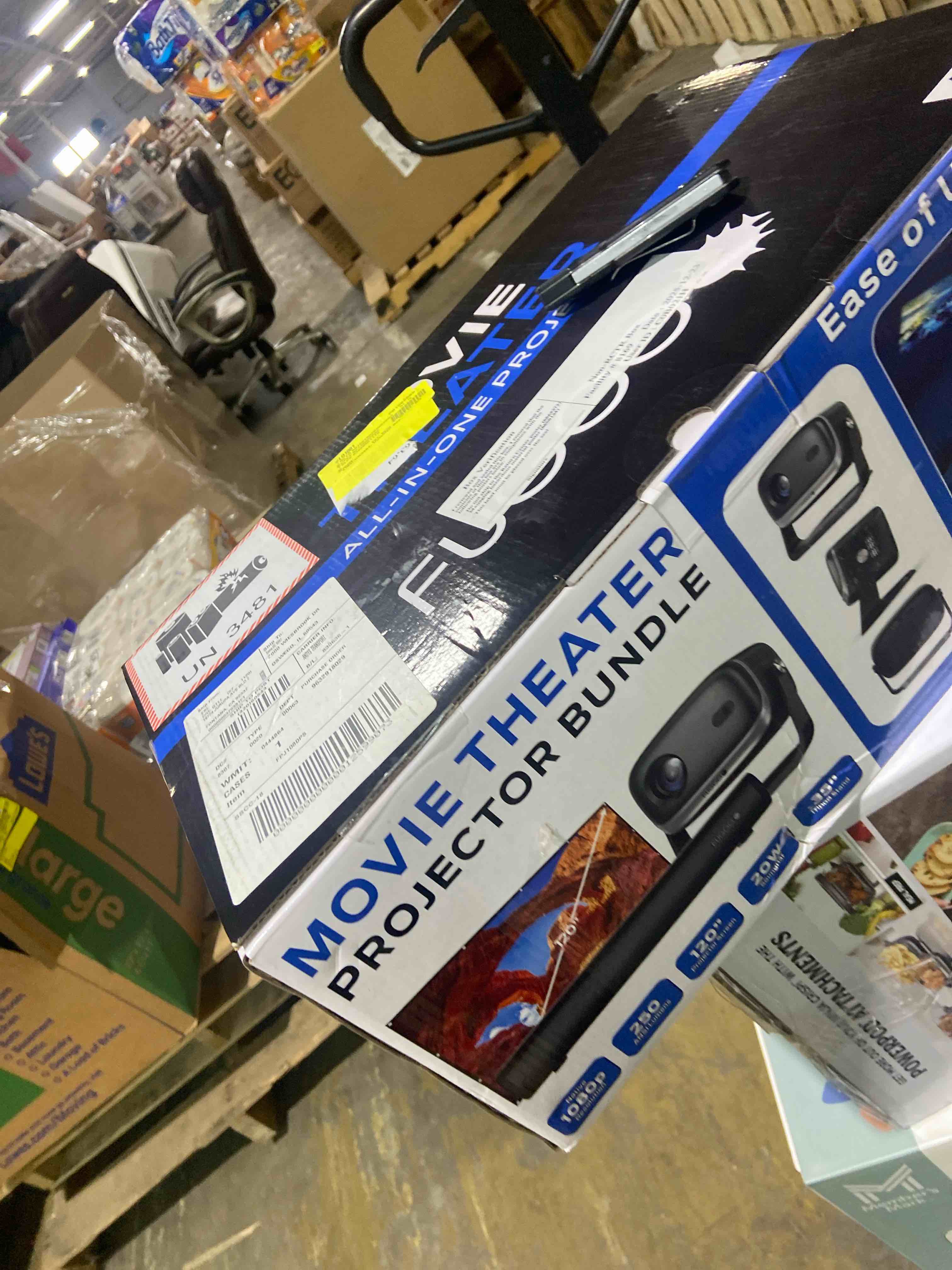 Condition photo showing New/Like New for Fugoo Outdoor Projector & Soundbar Bundle with Tripod & 120" Foldable Screen