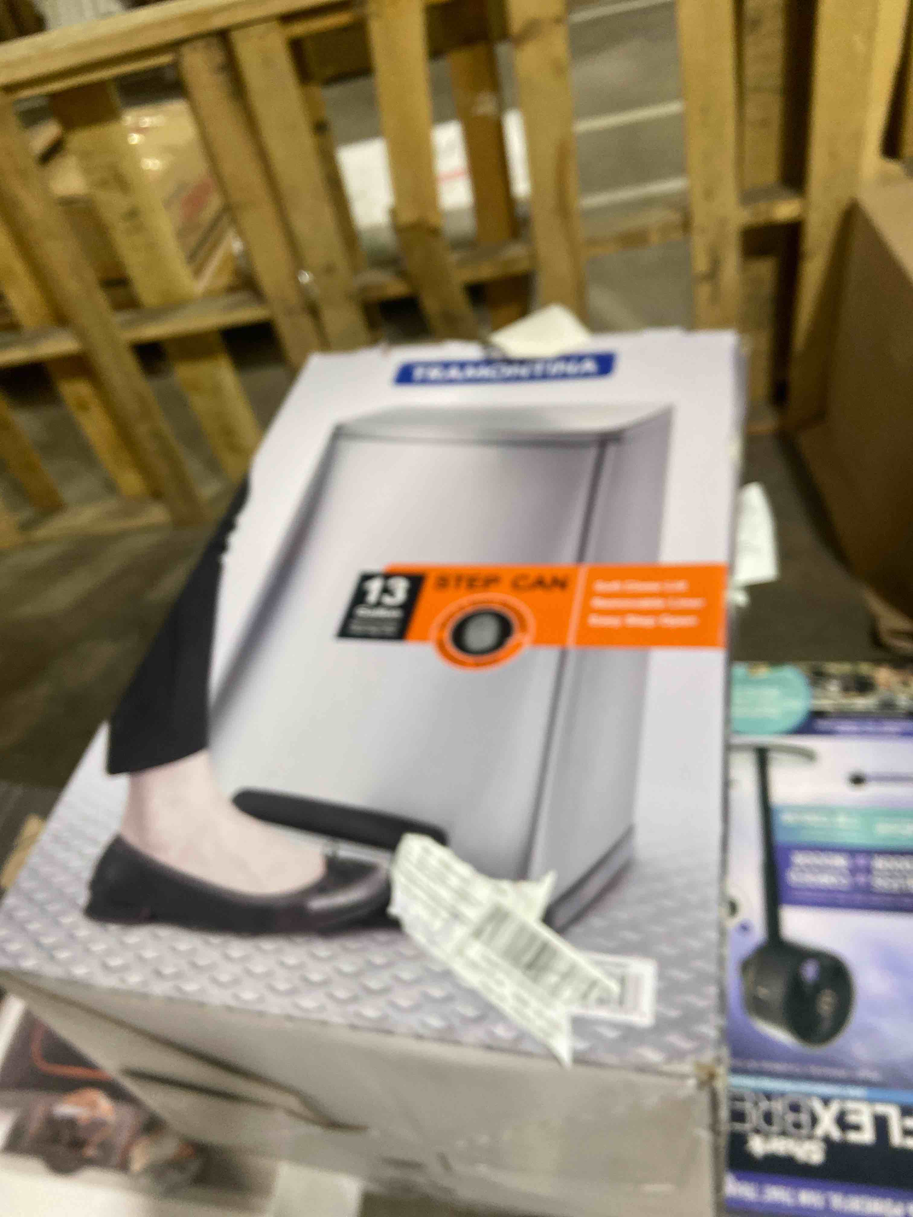 Condition photo showing New/Like New for Tramontina 13 Gal Step Trash Can  Stainless Steel