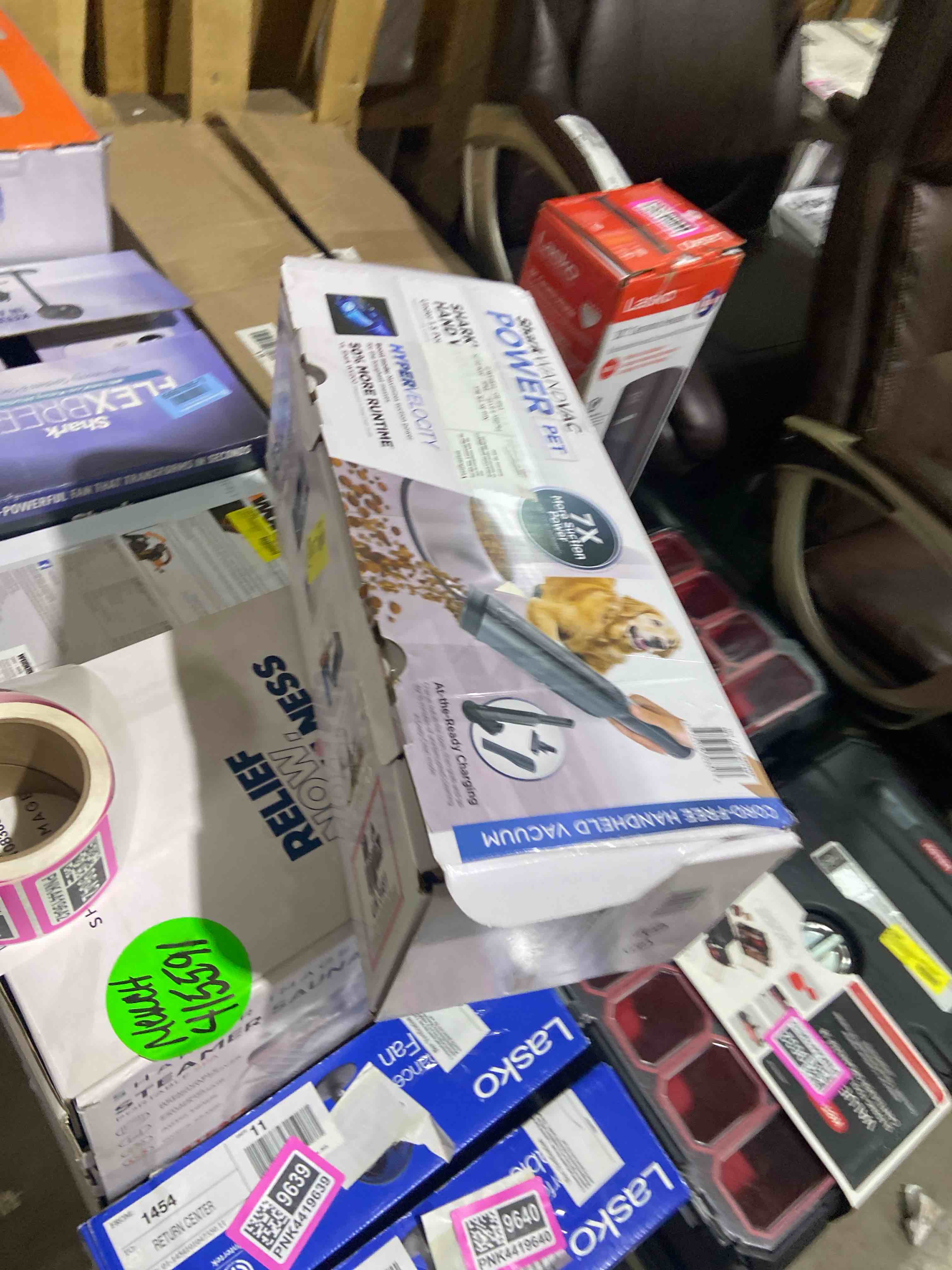 Condition photo showing Good Condition for Shark WV201 WANDVAC Handheld Vacuum, Lightweight at 1.4 Pounds with Powerful Suction, Charging Dock, Single Touch Empty and Detachable Dust Cup,Graphite, Slate