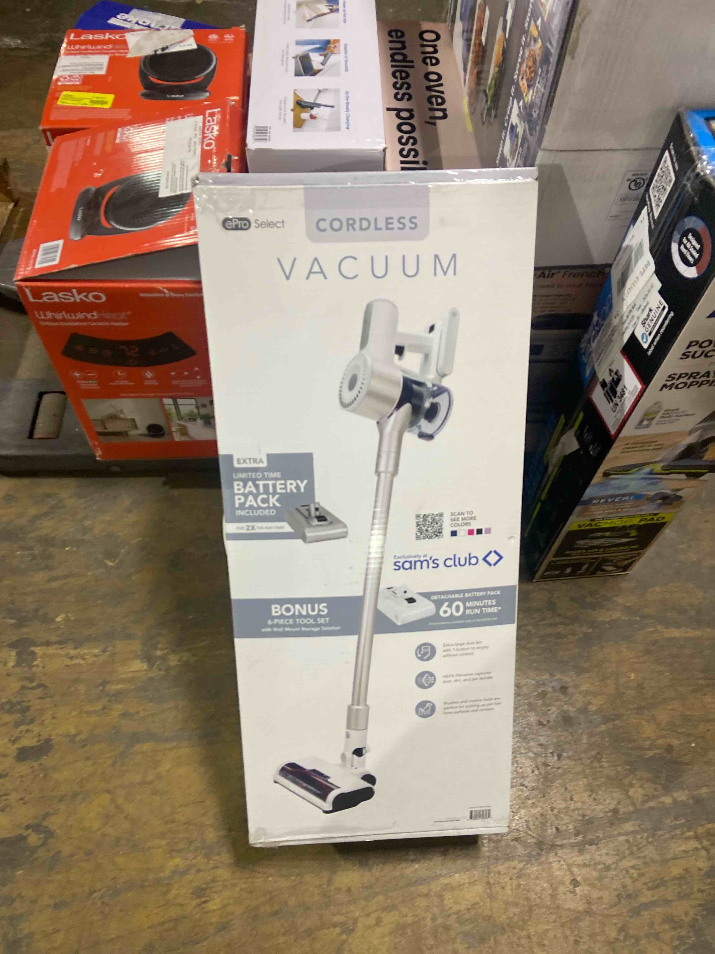 Condition photo showing Good Condition for ePro Select Member Exclusive Cordless Vacuum with Removable Battery w/Addons