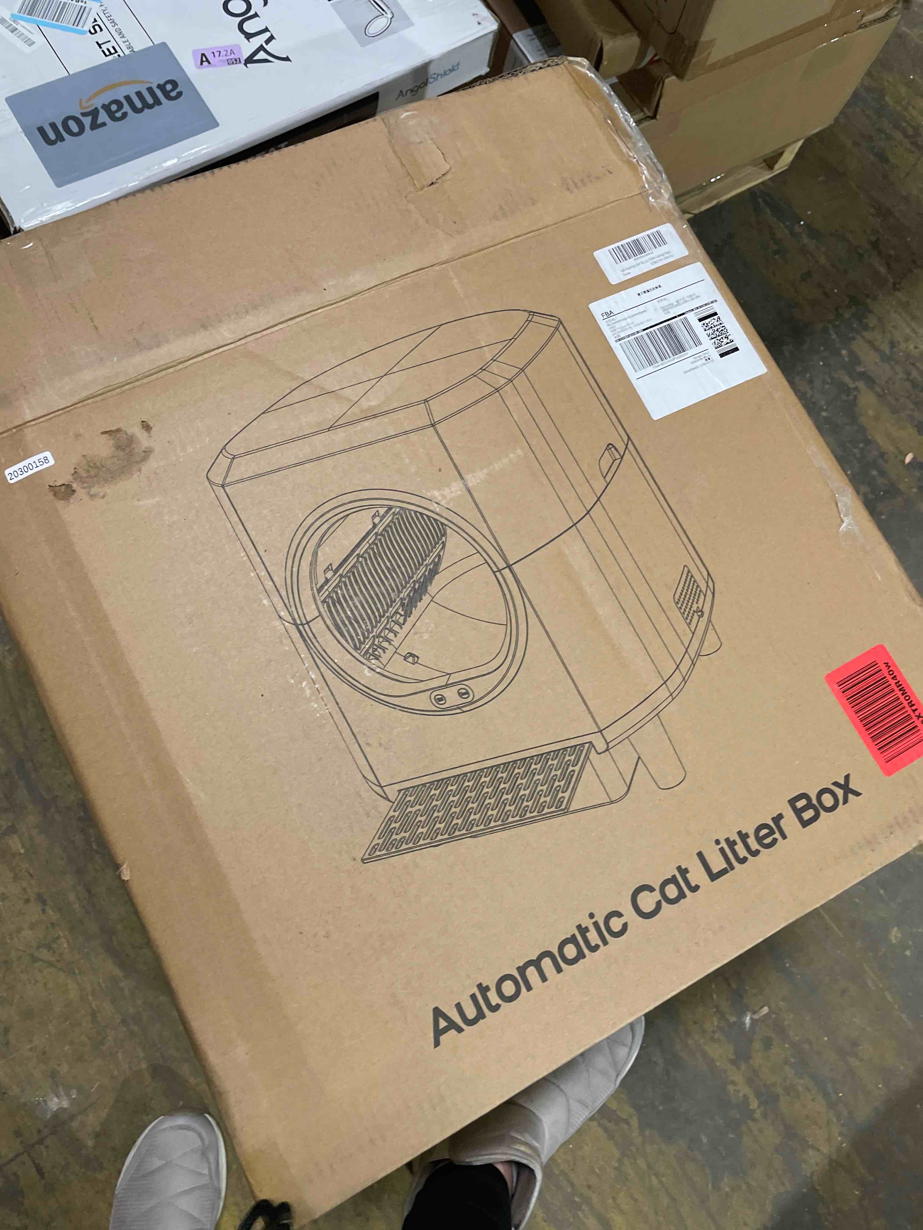 Condition photo showing Good Condition for Automatic Litter Box, Self Cleaning Litter Box, Odor Control, 90L Large Capacity with APP Control and Safety Sensor, Ellenpent, for Multiple Cats, Large Cat, with 3 Rolls Garbage Bags