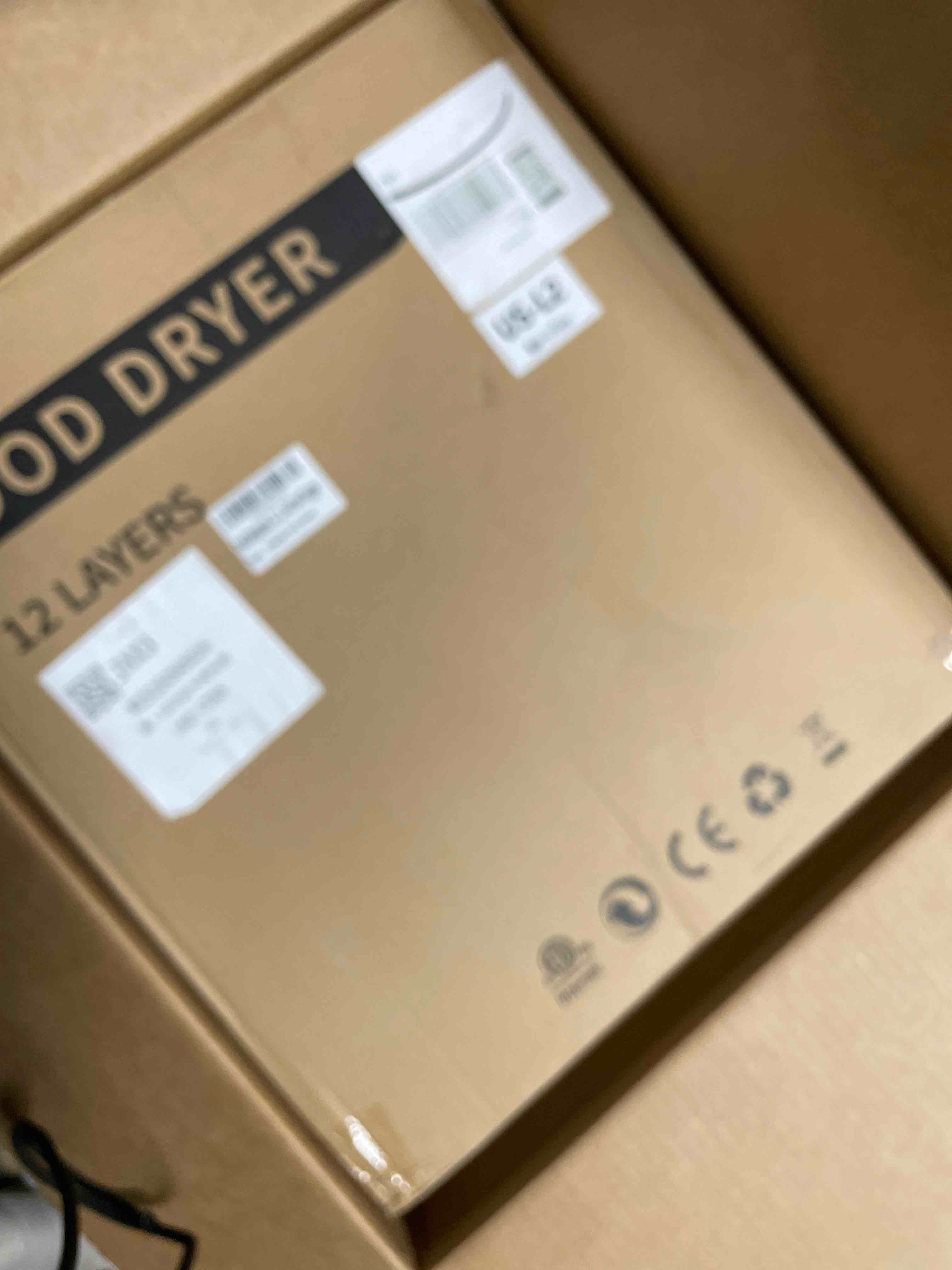 Condition photo showing New/Like New for Food Dehydrator, 12 Stainless Steel Trays in 850W Dehydrator Machine, 48 Hour Digital Timer and 167°F Temperature Adjustable, Food Dryer for Jerky, Dog Treats, Meat, Fruit, Herbs Black