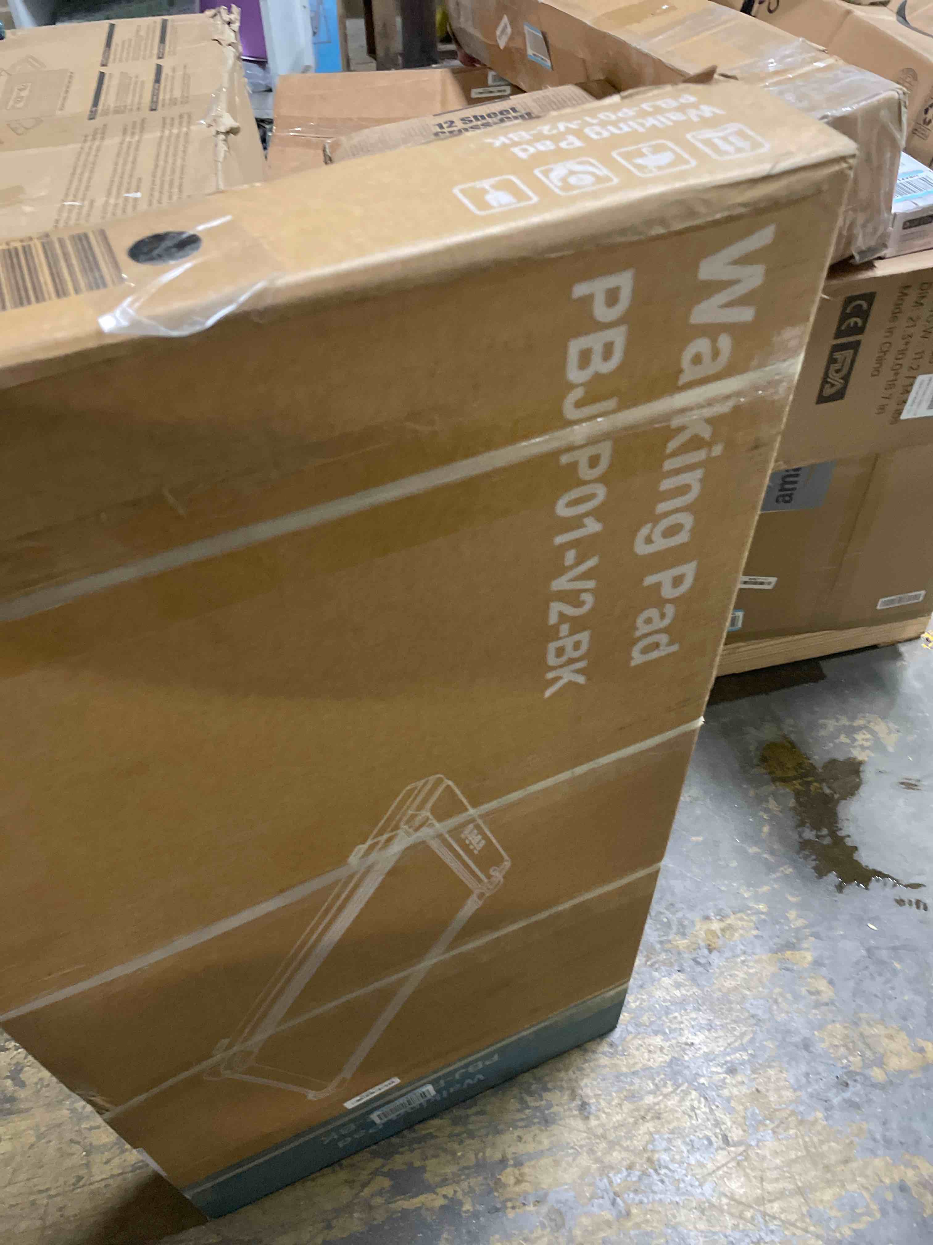 Condition photo showing New/Like New for Walking Pad Treadmill for Home - Under Desk Treadmills Mini Portable Walking Running Machine Slim Compact Motorized Electric Treadmill with Adjustable Speed Remote