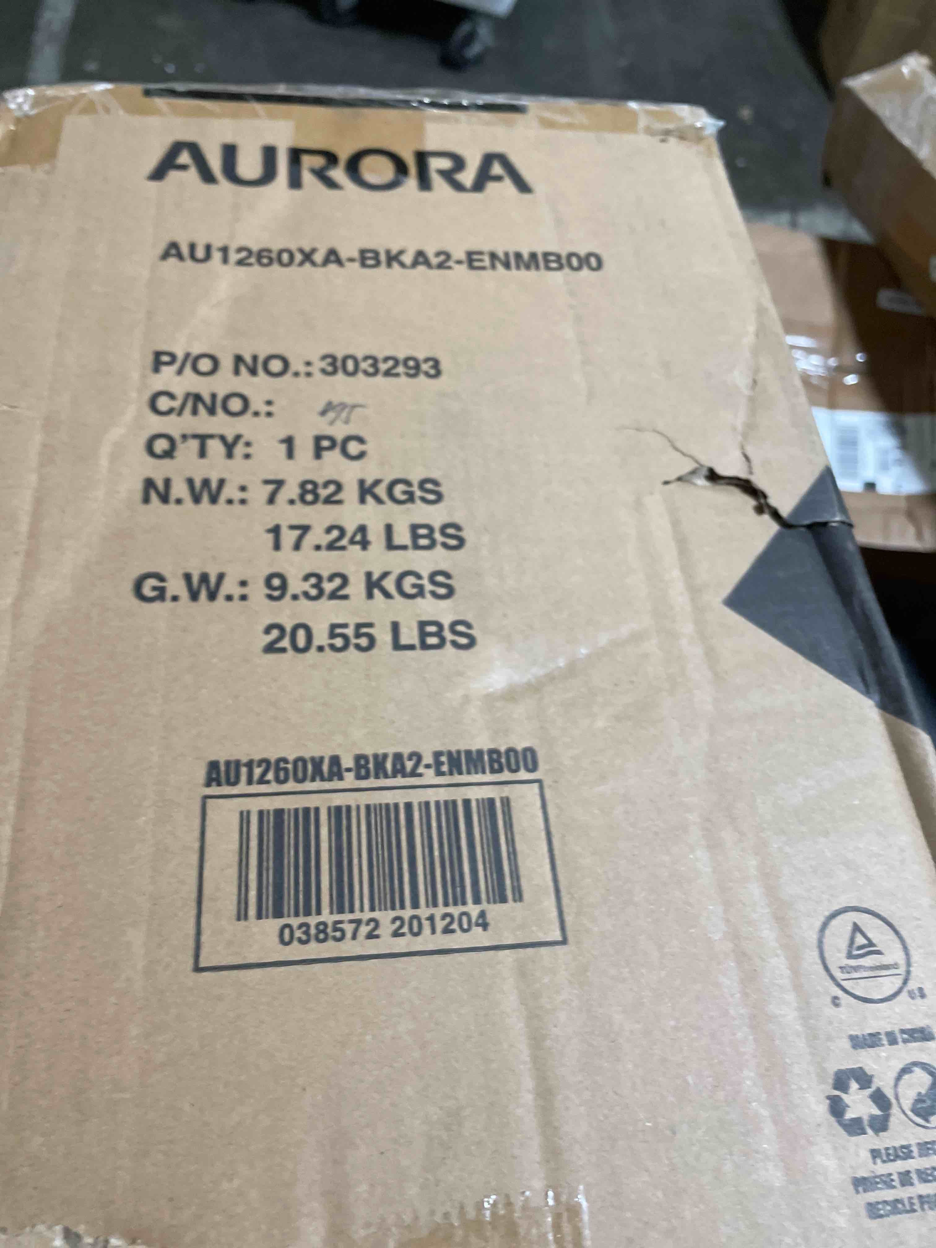 Condition photo showing New/Like New for Aurora AU1260XA Anti-Jam 12-Sheet Crosscut Paper and CD/Credit Card Shredder 12-Sheet Crosscut Black