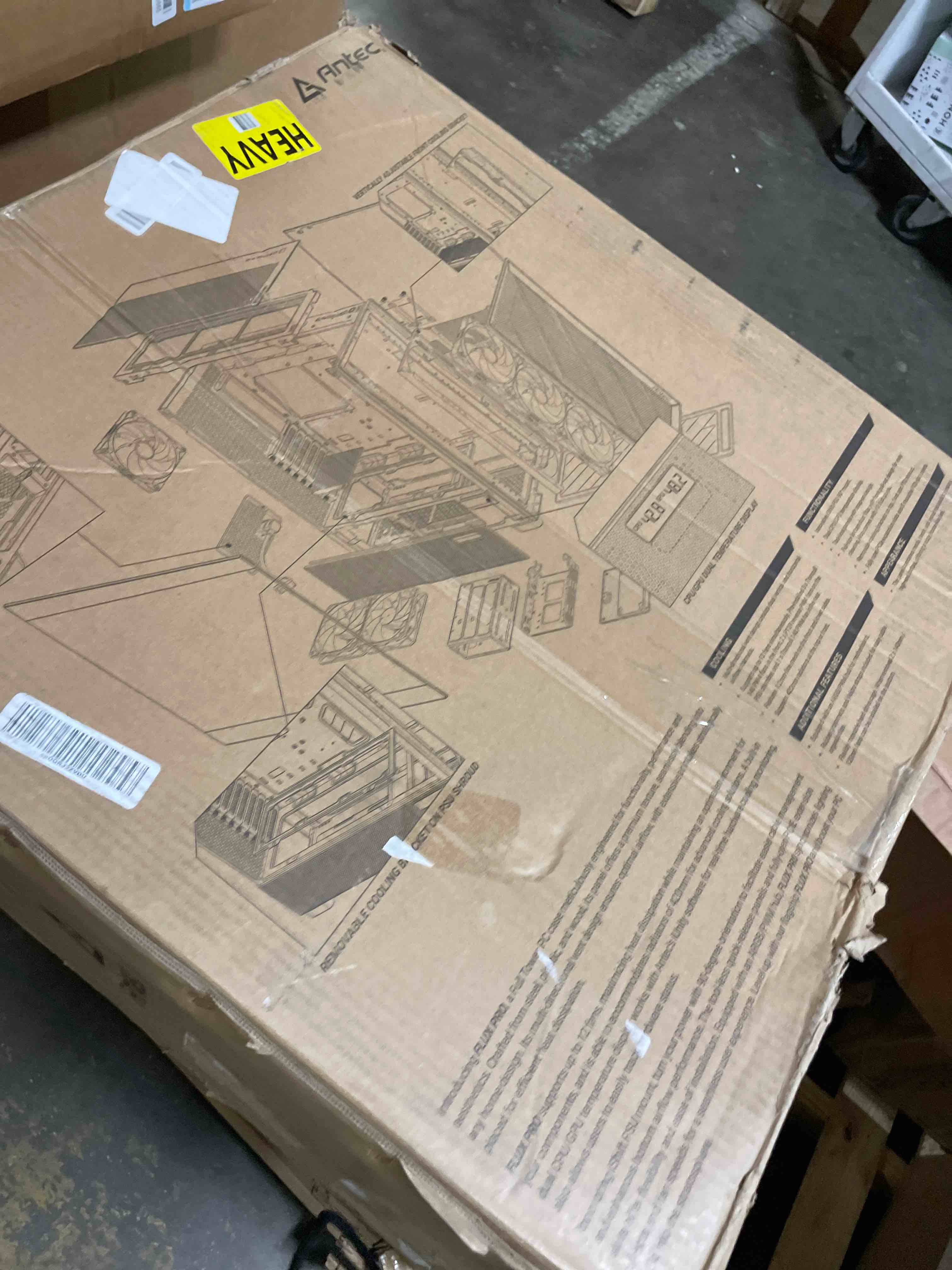 Condition photo showing Good Condition for Antec C8 Wood, Fans not Included, Wooden Front Panel, Dual-Chamber Layout, Type-C, 360mm Radiator Support, Seamless TG Front & Side Panels, RTX 40 Compatible, Full-Tower E-ATX PC Case