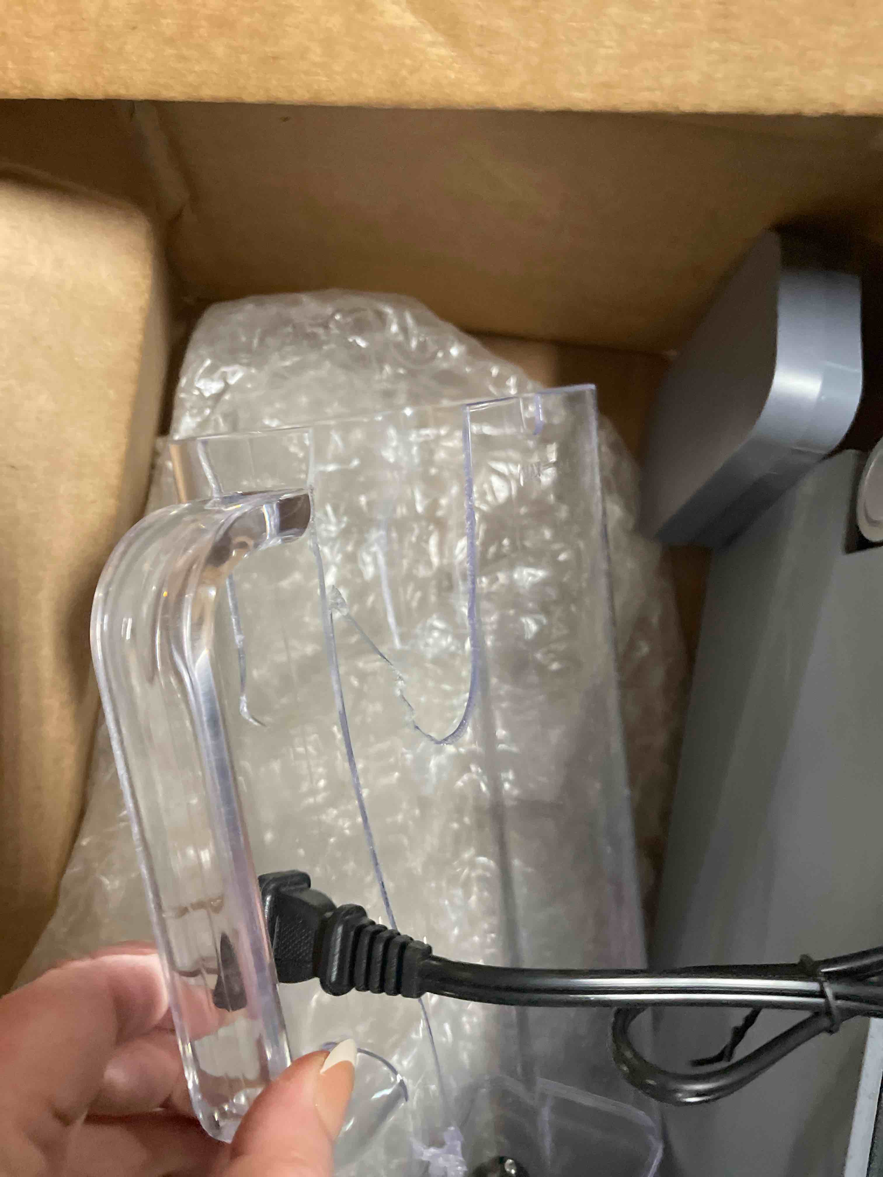 Condition photo showing As Is for Keurig K-Supreme Single Serve K-Cup Pod Coffee Maker, MultiStream Technology, 4 Brew Sizes, 66oz Dual-Position Removable Reservoir, Gray Gray Coffee Maker