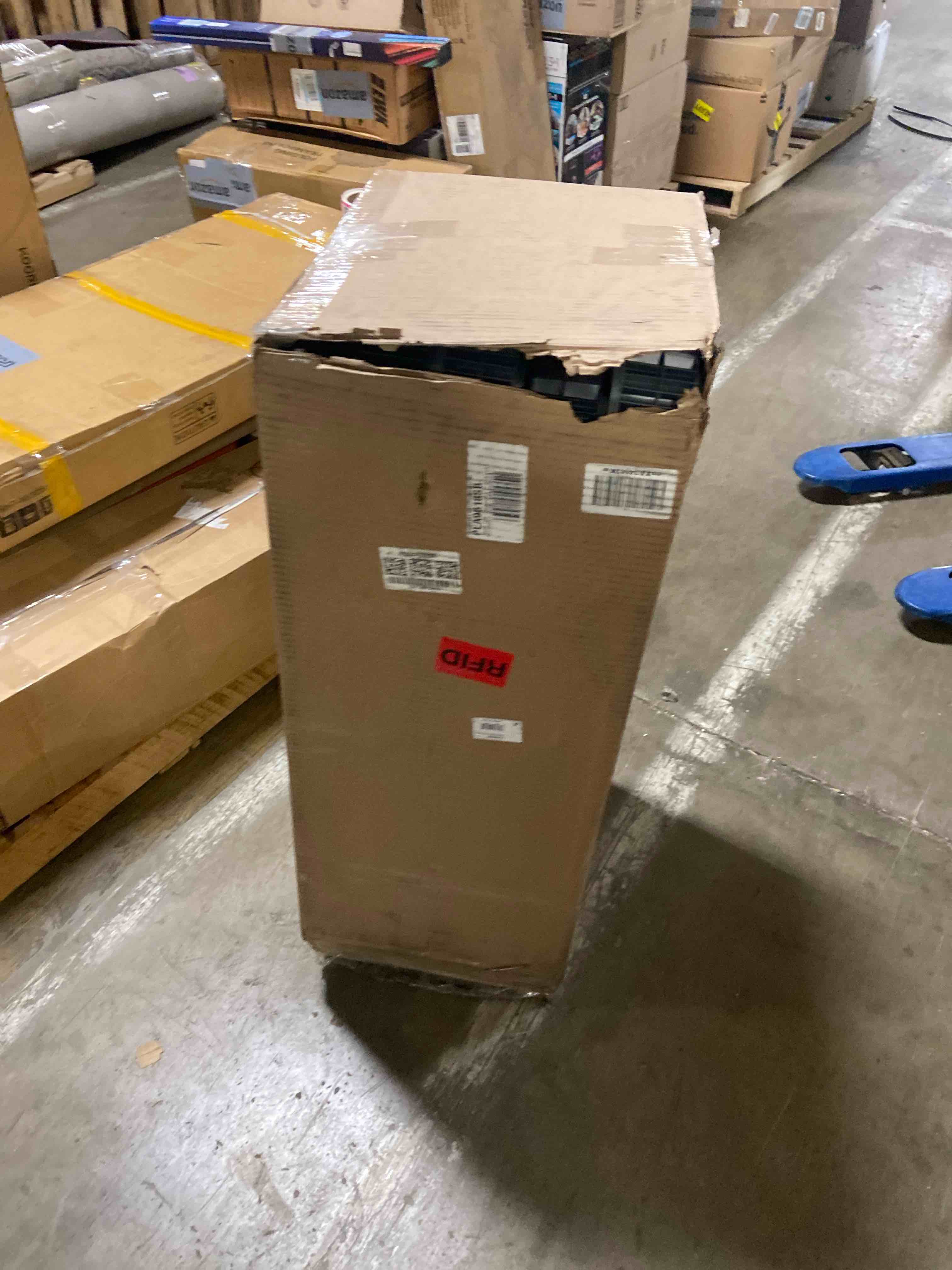 Condition photo showing Good Condition for Plano 5-Shelf Heavy Duty Plastic Storage Shelves  73” x 36” x 18”  750lb Capacity
