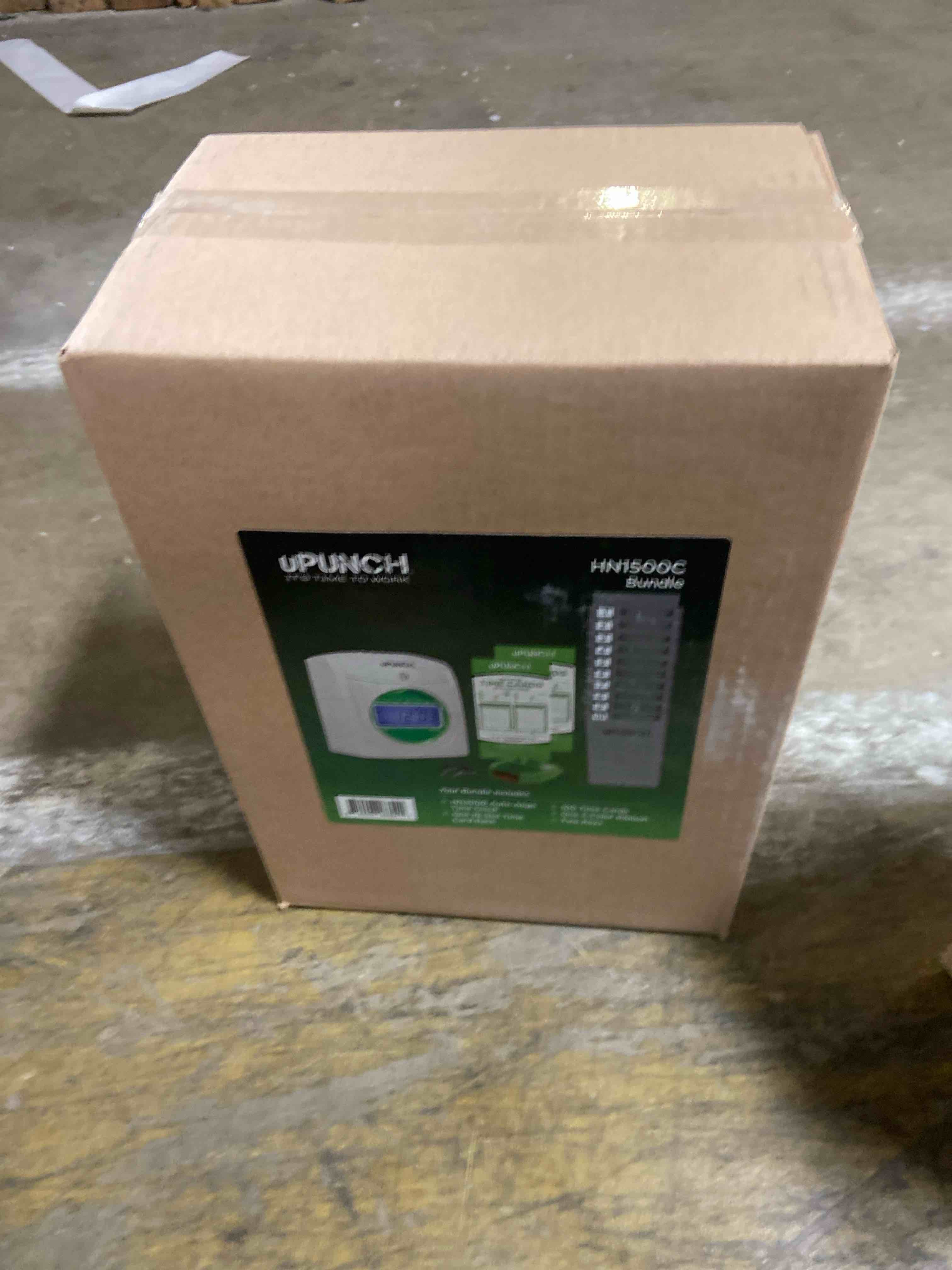 Condition photo showing New/Like New for uPunch HN1500 Starter Time Clock Bundle for Small Business: Employee Punch Clock System with 100 Time Cards, Card Rack, and Ribbon